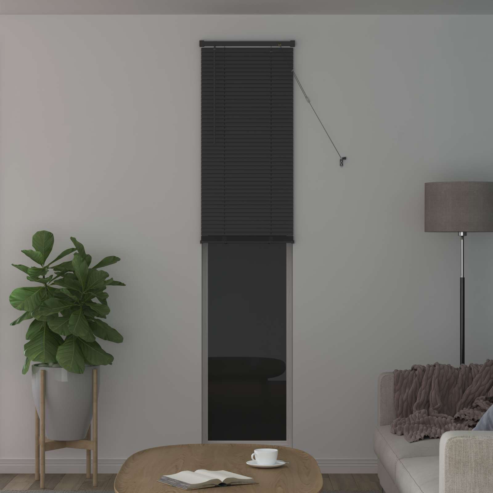 Venecijanska roleta Srebrno Siva 213 x 40 cm PVC