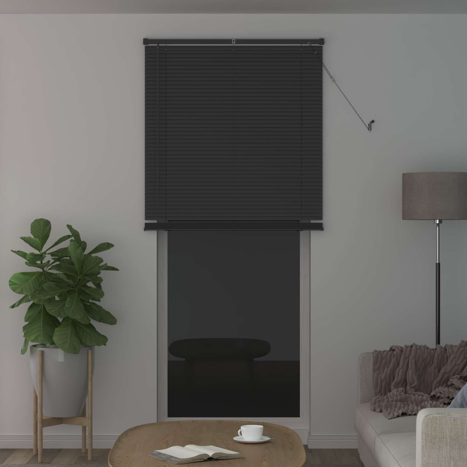 Venecijanska roleta Srebrno Siva 213 x 90 cm PVC