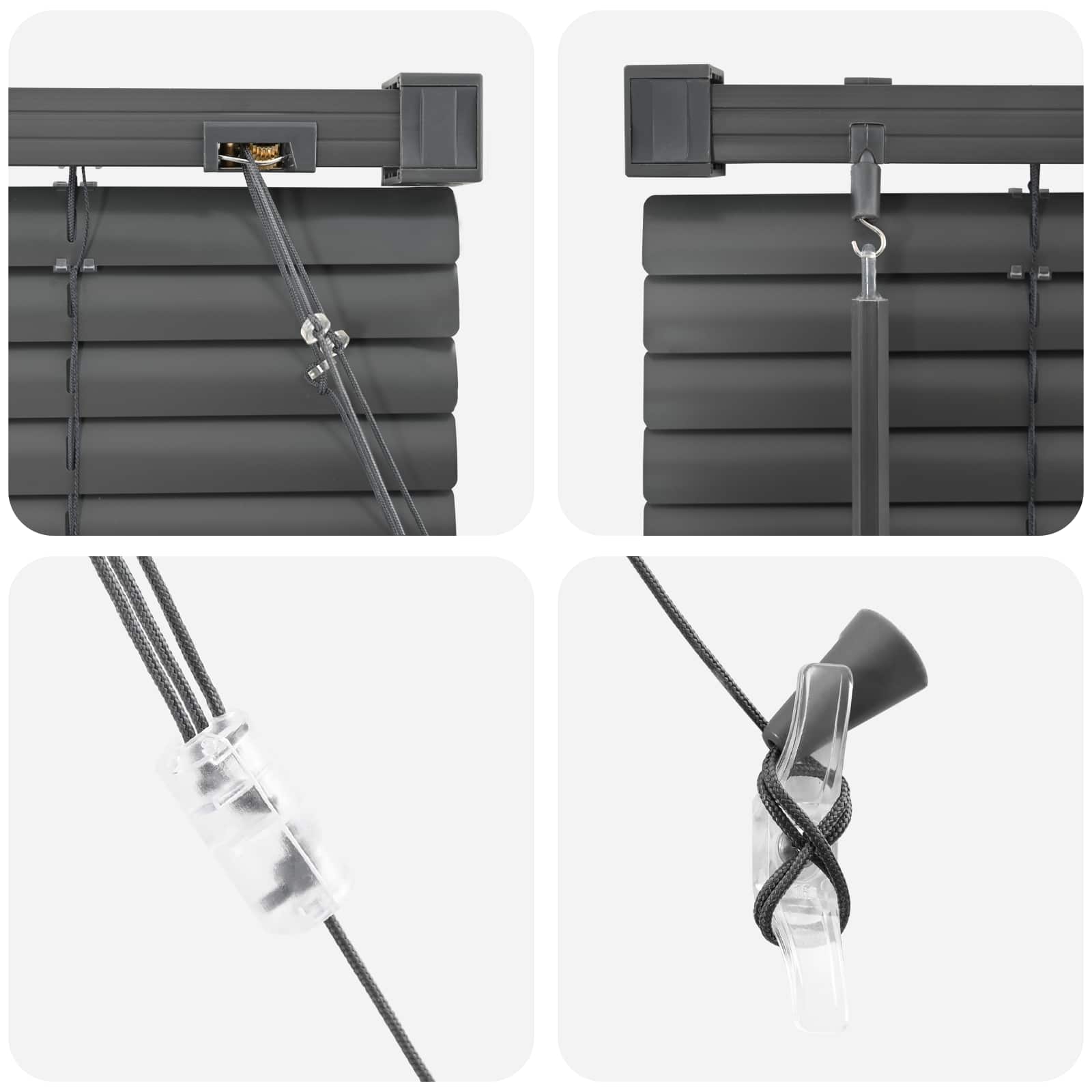 Venecijanska roleta Srebrno Siva 213 x 100 cm PVC