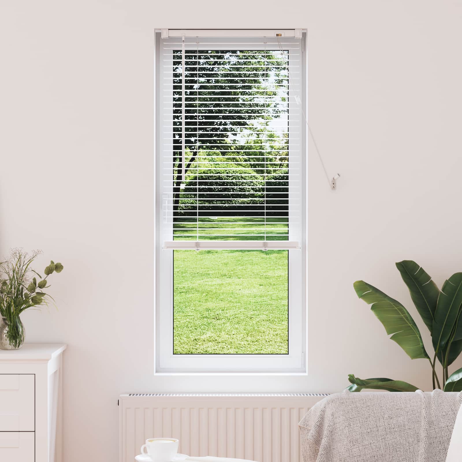 Venecijanska roleta Bijeli 150 x 40 cm PVC