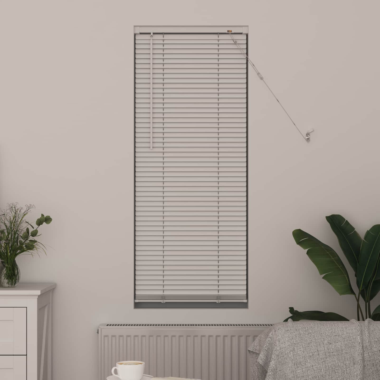 Venecijanska roleta Bijeli 150 x 50 cm PVC