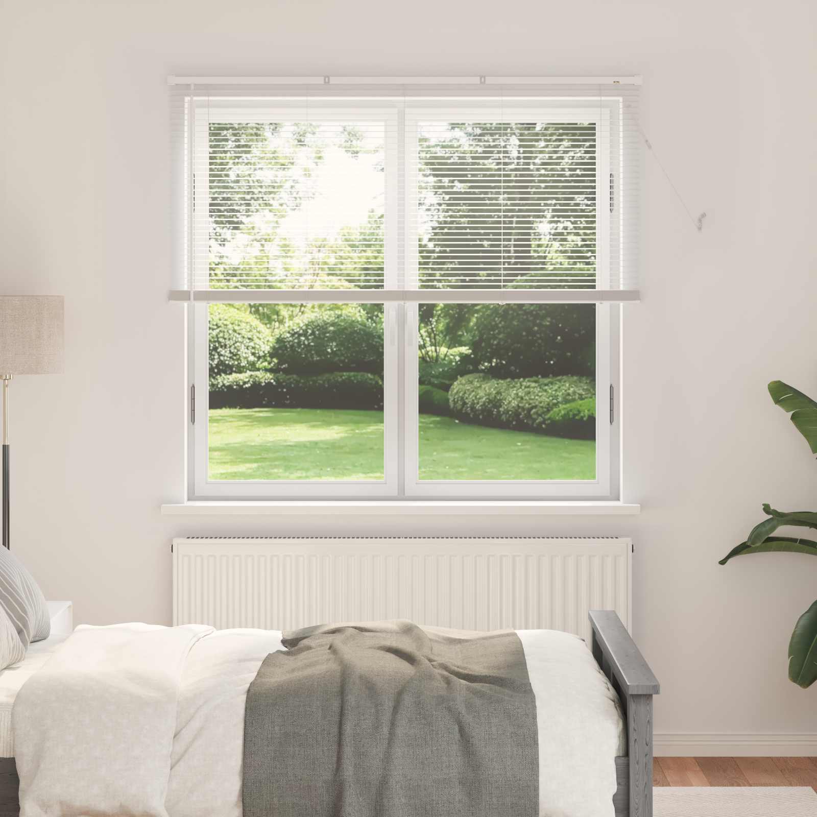 Venecijanska roleta Bijeli 150 x 160 cm PVC