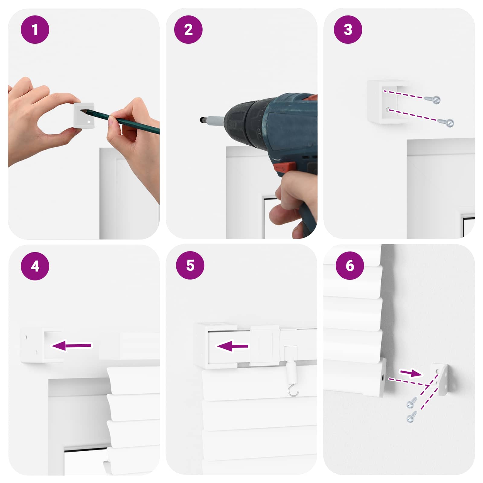Venecijanska roleta Bijeli 213 x 40 cm PVC