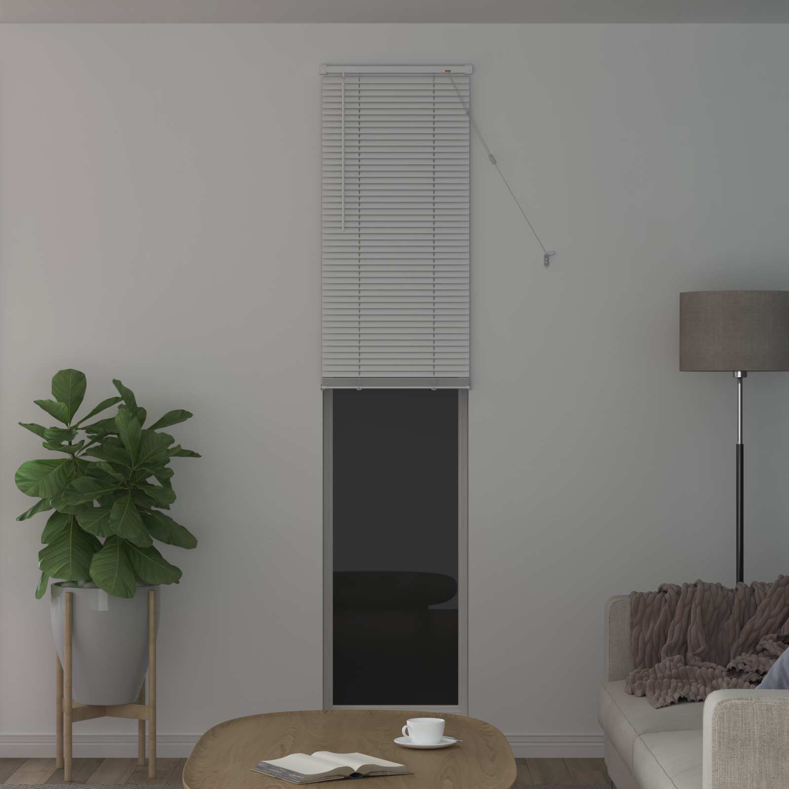 Venecijanska roleta Bijeli 213 x 40 cm PVC