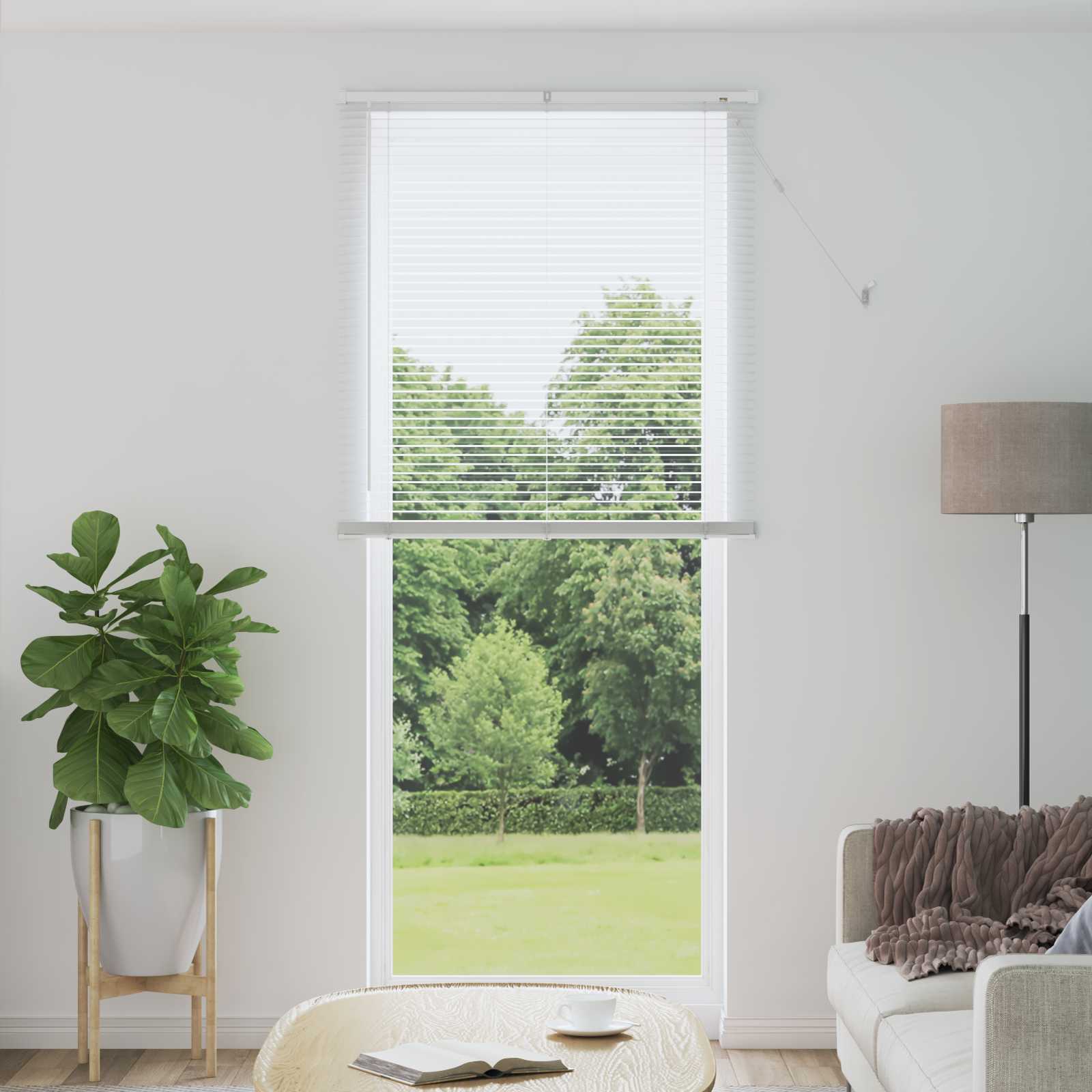 Venecijanska roleta Bijeli 213 x 100 cm PVC