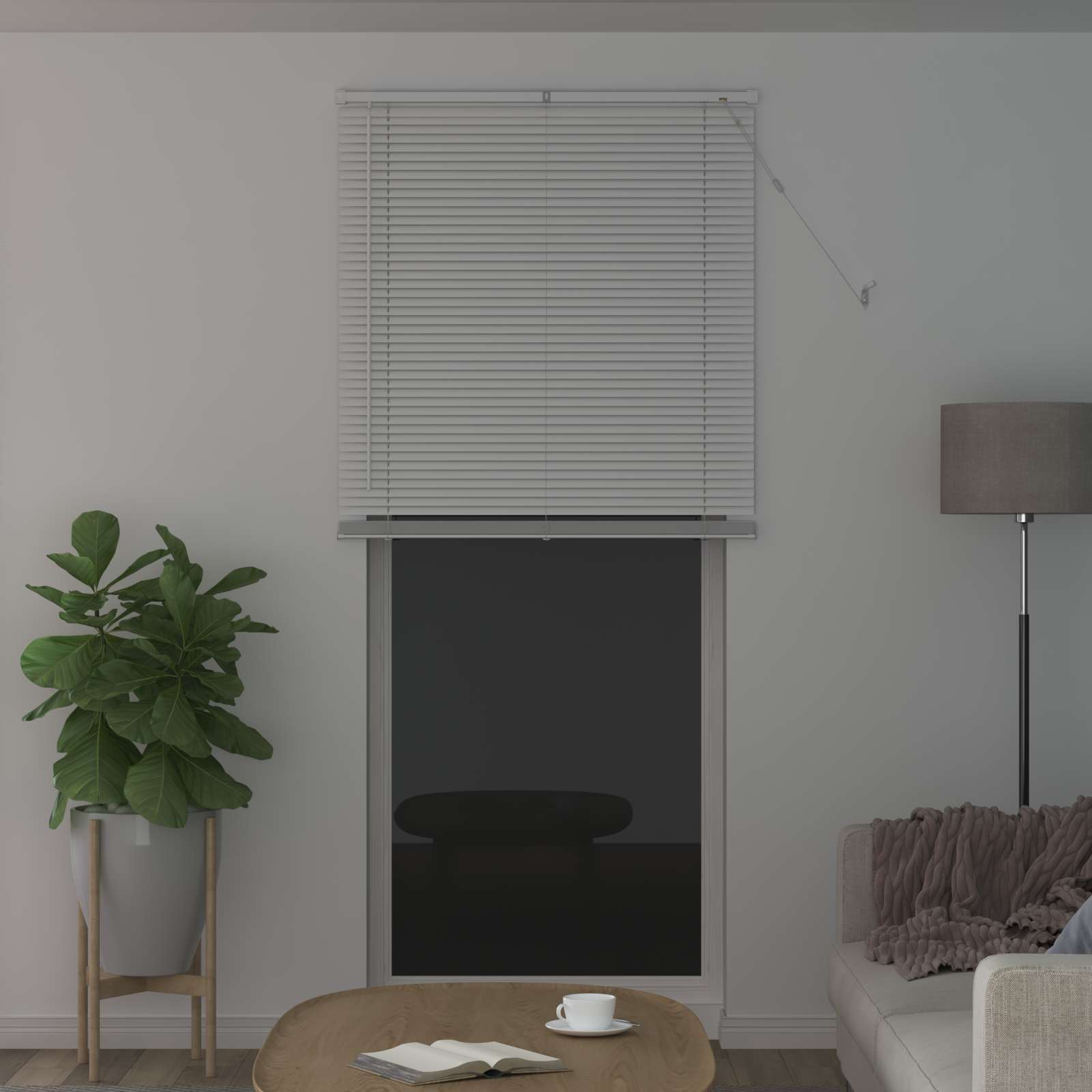 Venecijanska roleta Bijeli 213 x 100 cm PVC