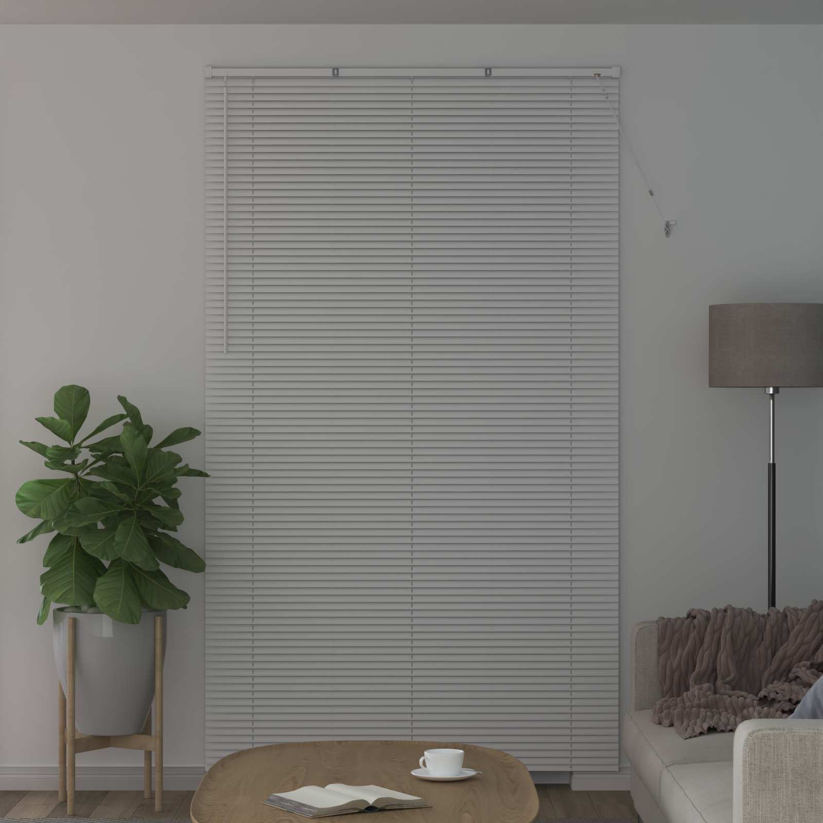 Venecijanska roleta Bijeli 213 x 150 cm PVC