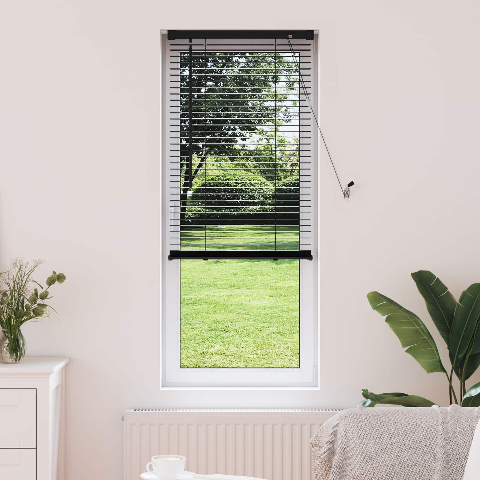 Venecijanska roleta Crna 150 x 40 cm PVC