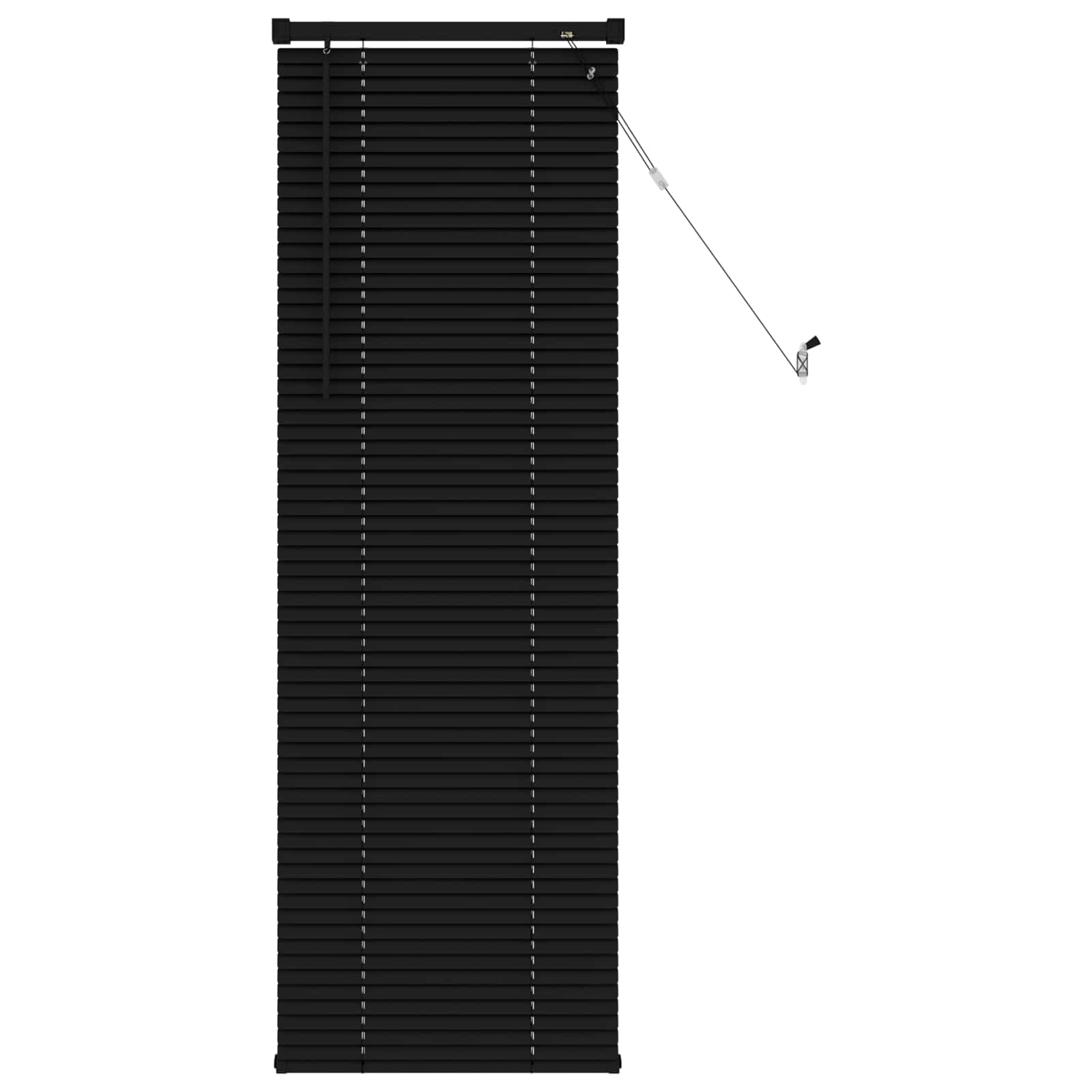 Venecijanska roleta Crna 150 x 50 cm PVC