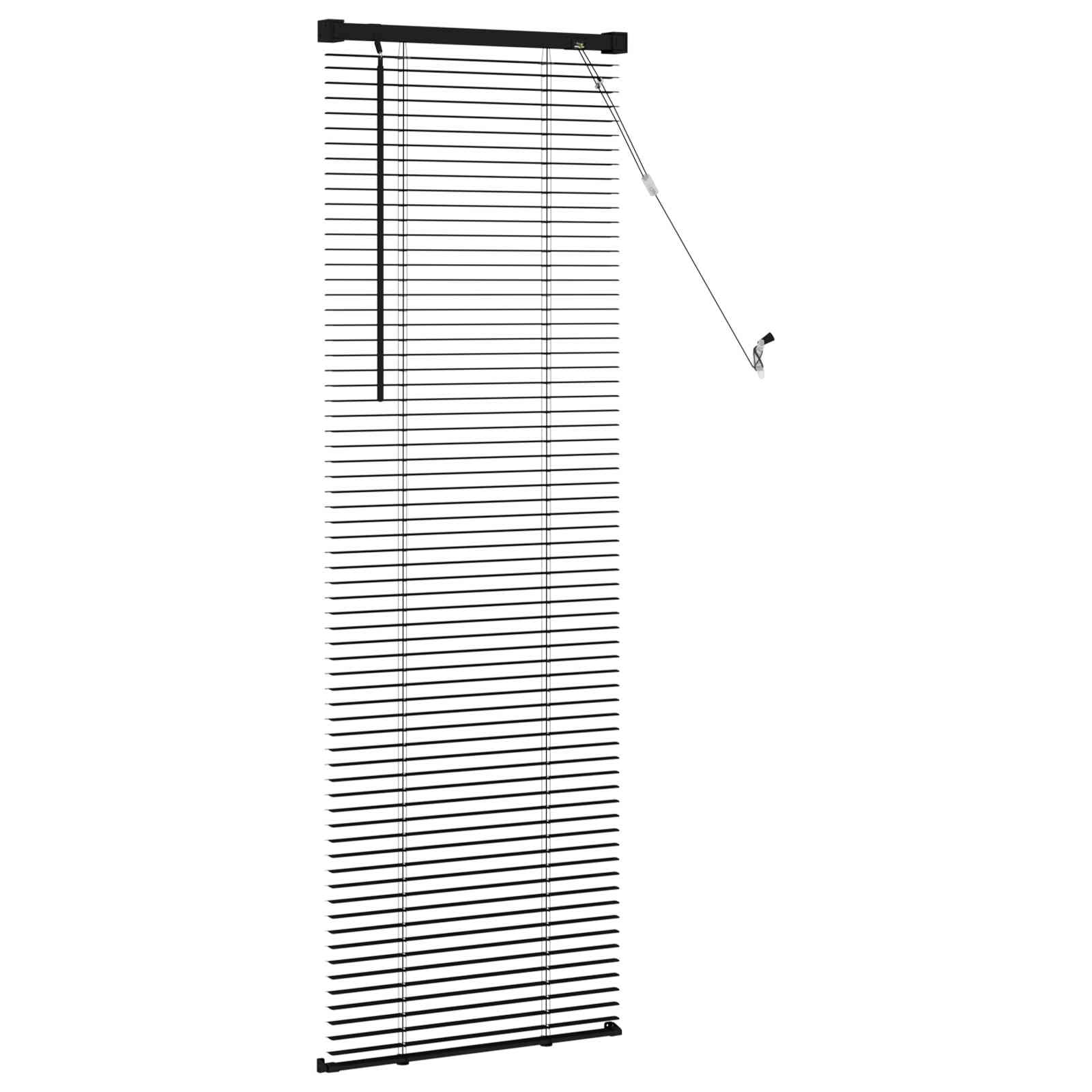 Venecijanska roleta Crna 150 x 60 cm PVC