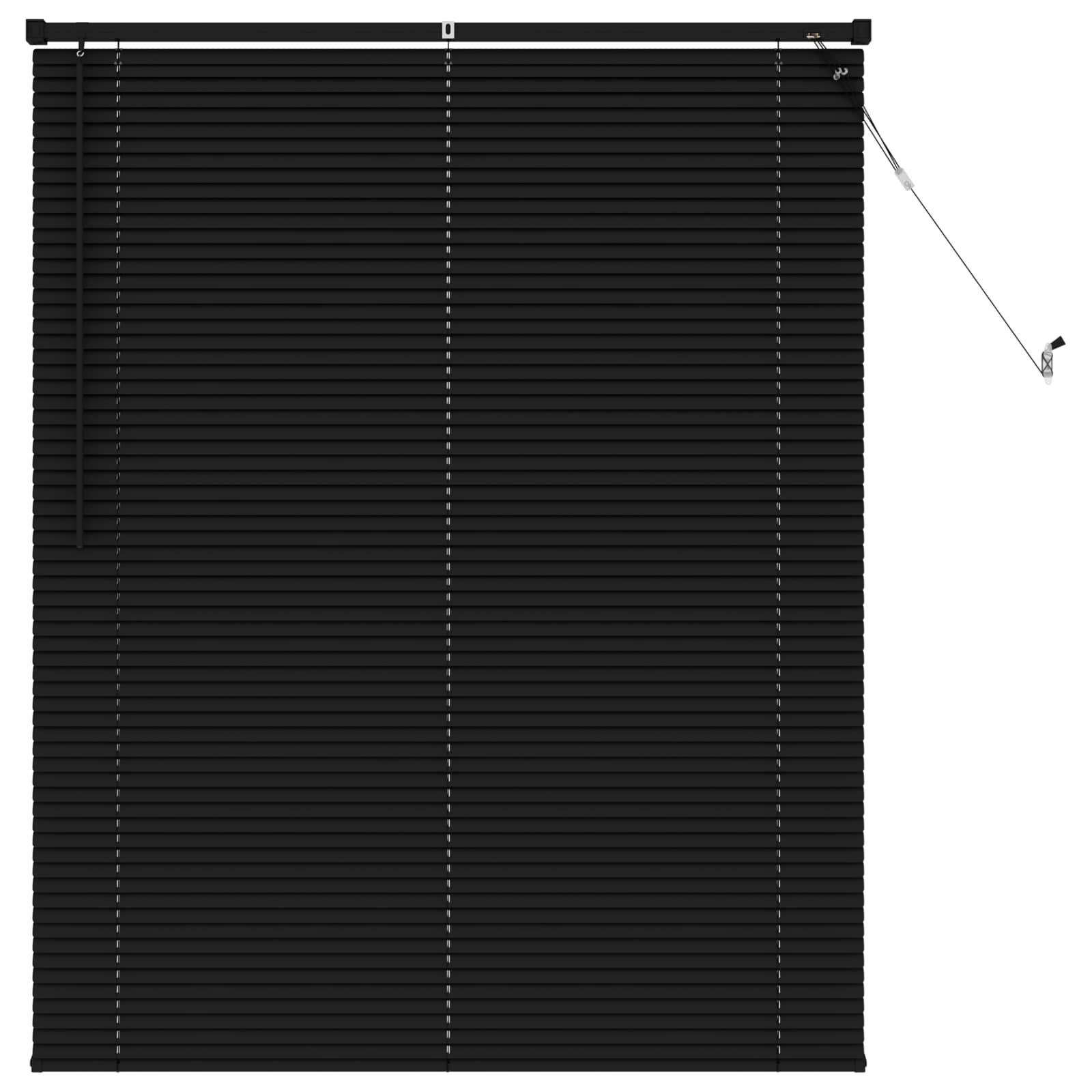 Venecijanska roleta Crna 150 x 120 cm PVC