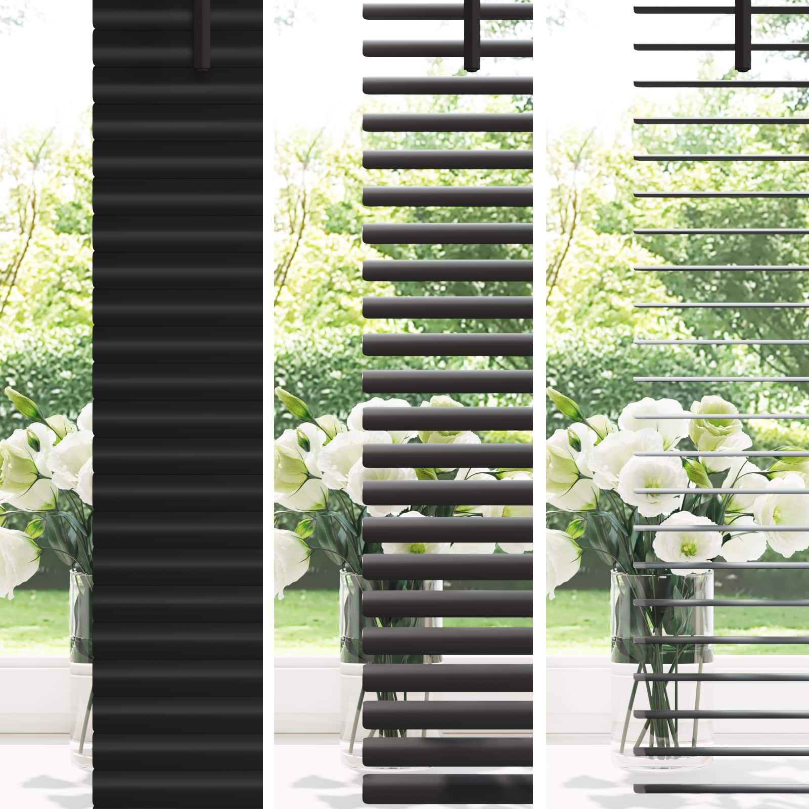Venecijanska roleta Crna 213 x 90 cm PVC