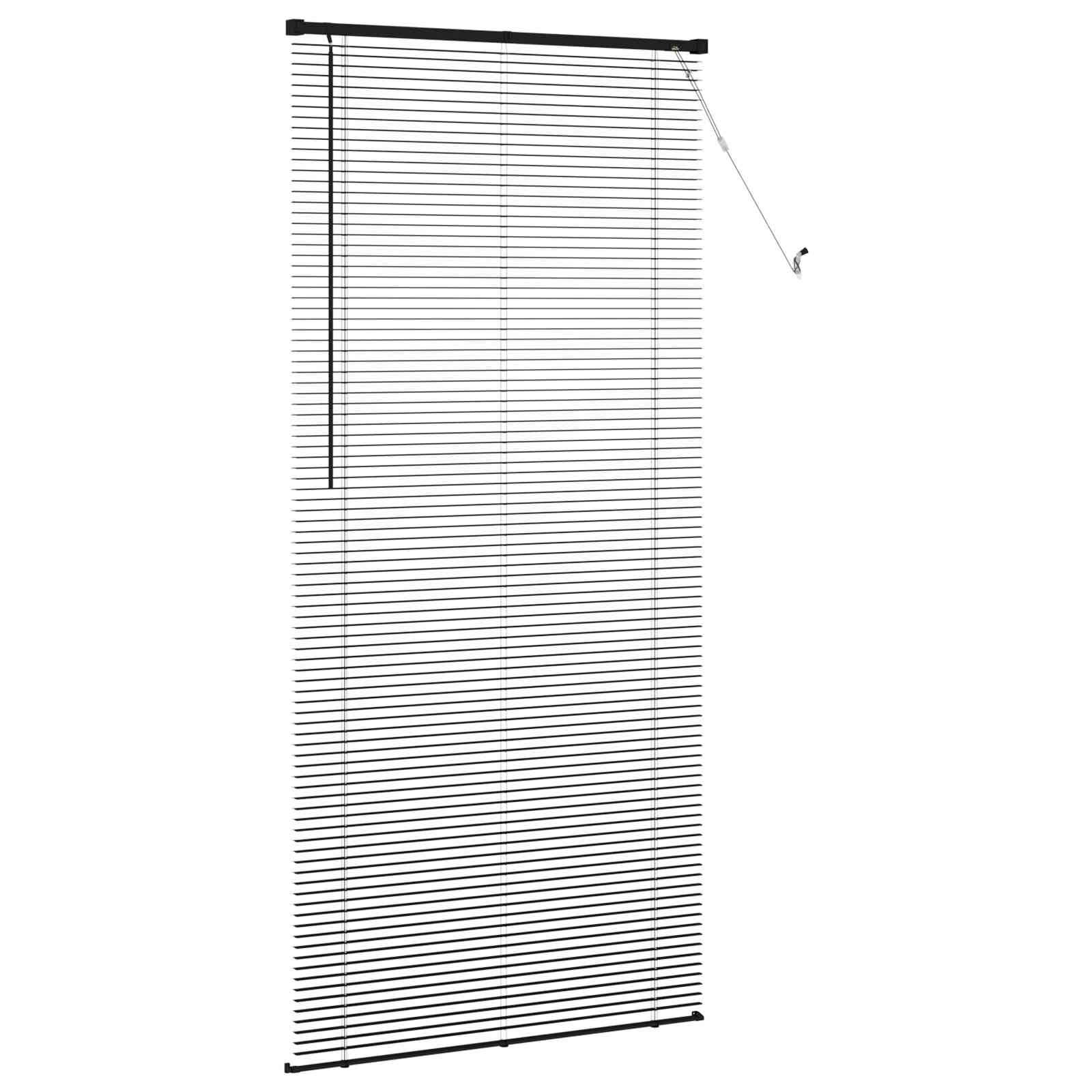 Venecijanska roleta Crna 213 x 100 cm PVC