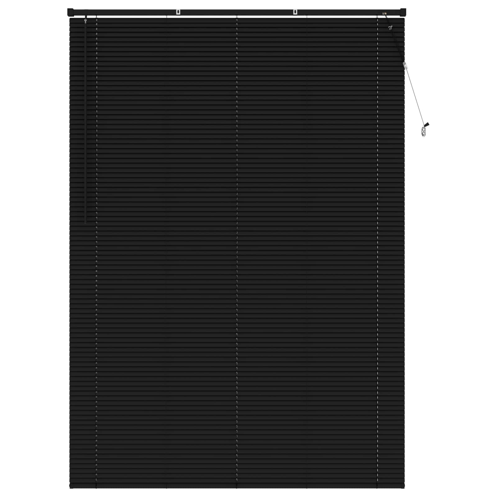 Venecijanska roleta Crna 213 x 140 cm PVC