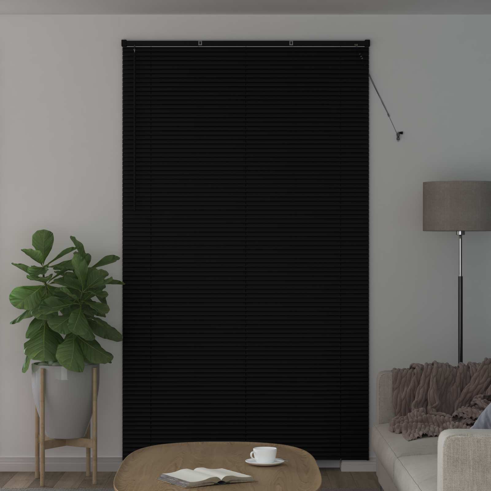 Venecijanska roleta Crna 213 x 150 cm PVC