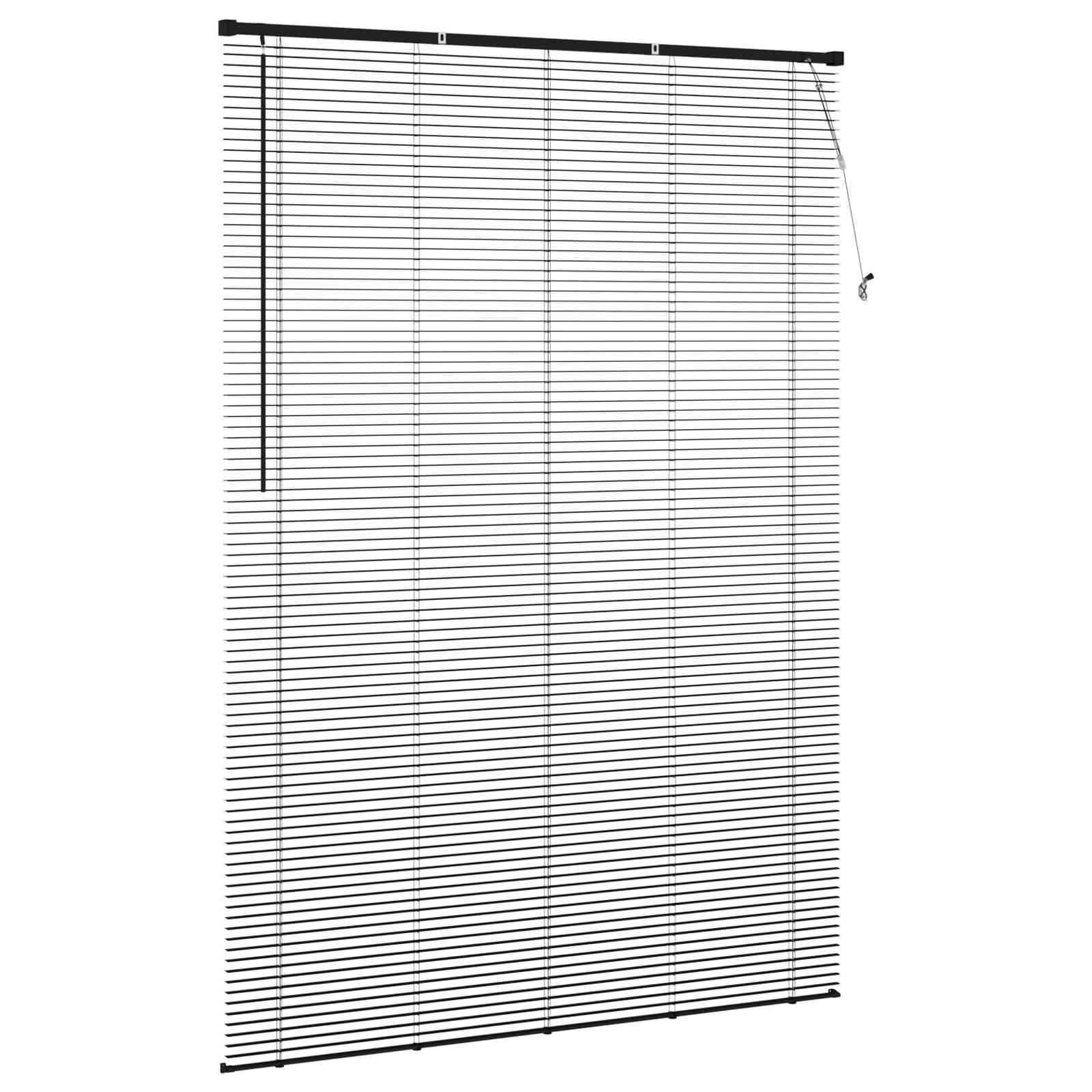 Venecijanska roleta Crna 213 x 160 cm PVC