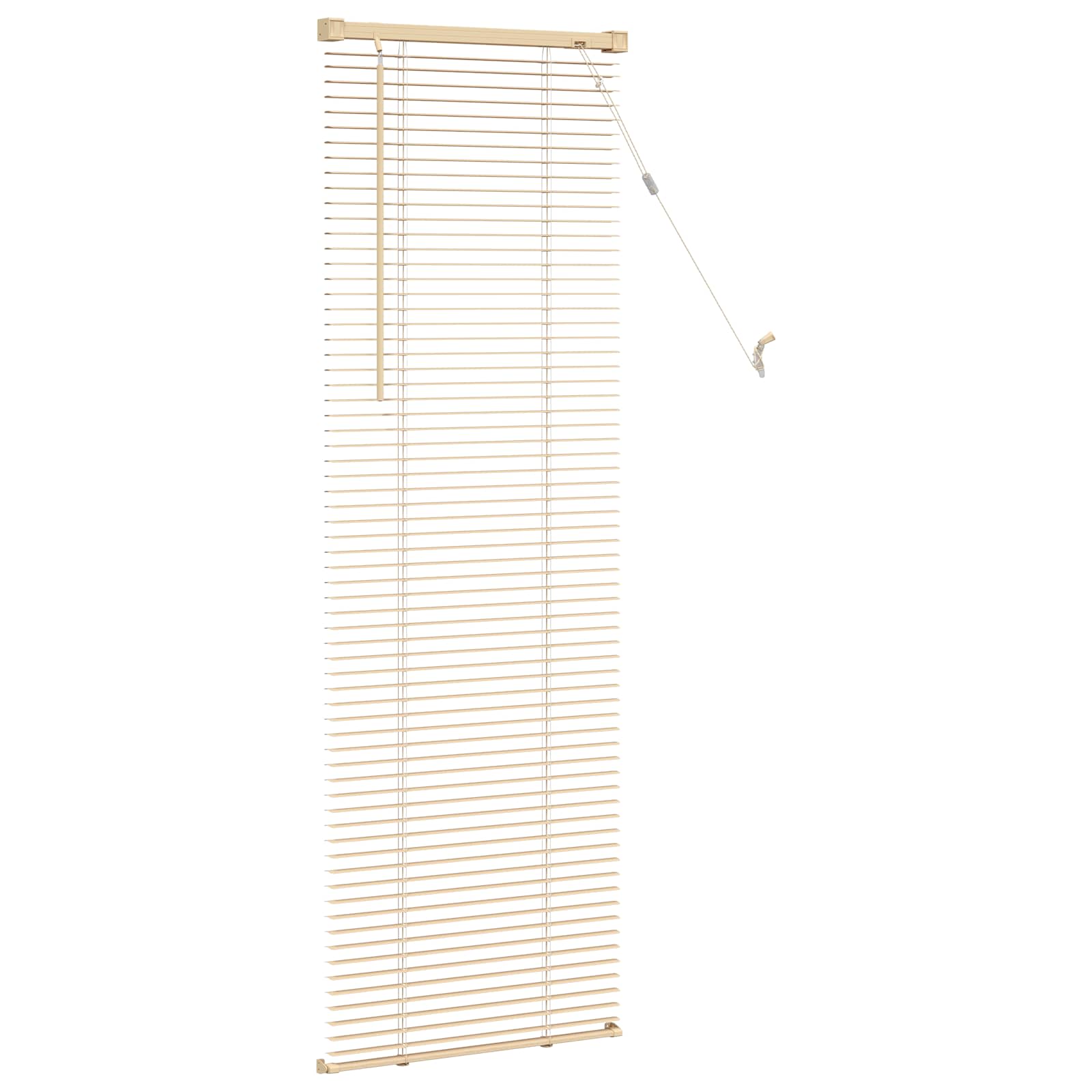 Venecijanska roleta Svijetlo smeđa s uzorkom 150 x 40 cm PVC