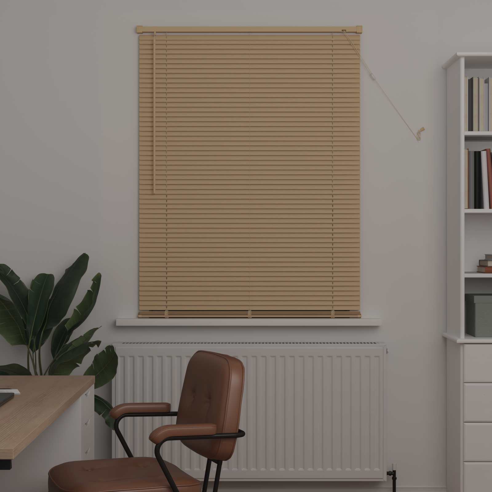 Venecijanska roleta Svijetlo smeđa s uzorkom 150 x 70 cm PVC
