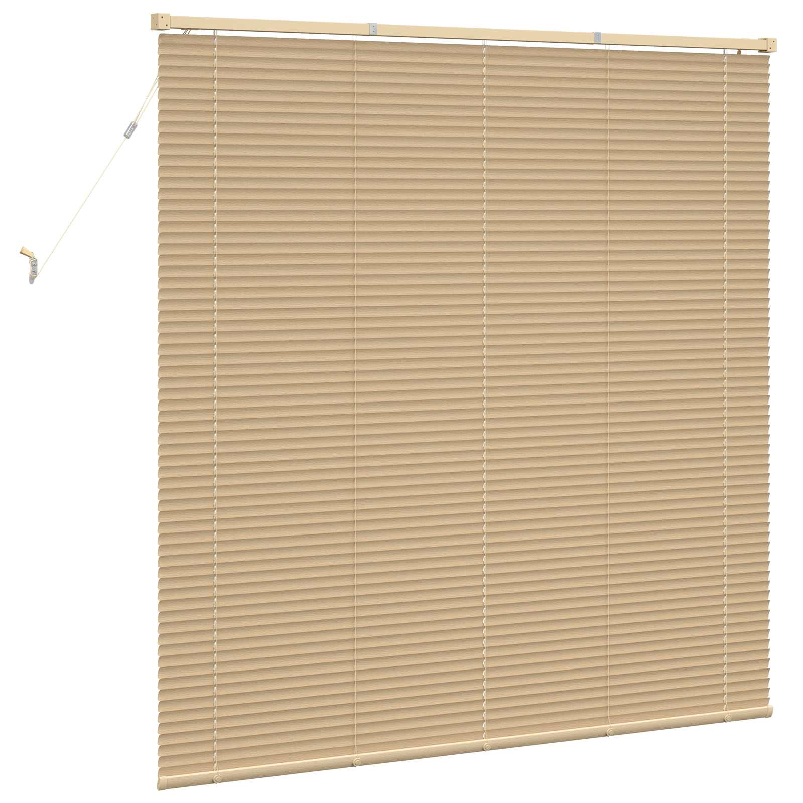 Venecijanska roleta Svijetlo smeđa s uzorkom 150 x 140 cm PVC