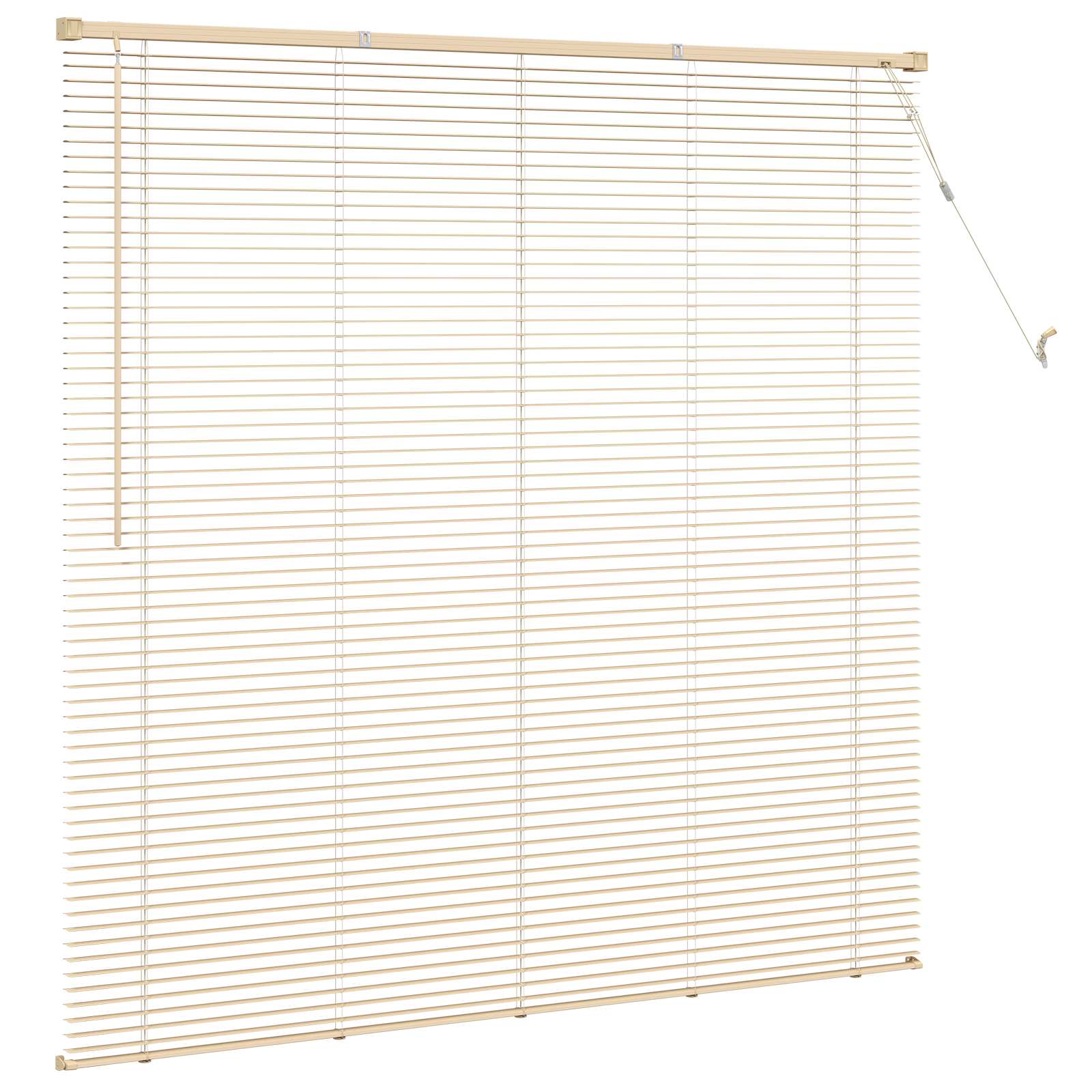 Venecijanska roleta Svijetlo smeđa s uzorkom 150 x 160 cm PVC