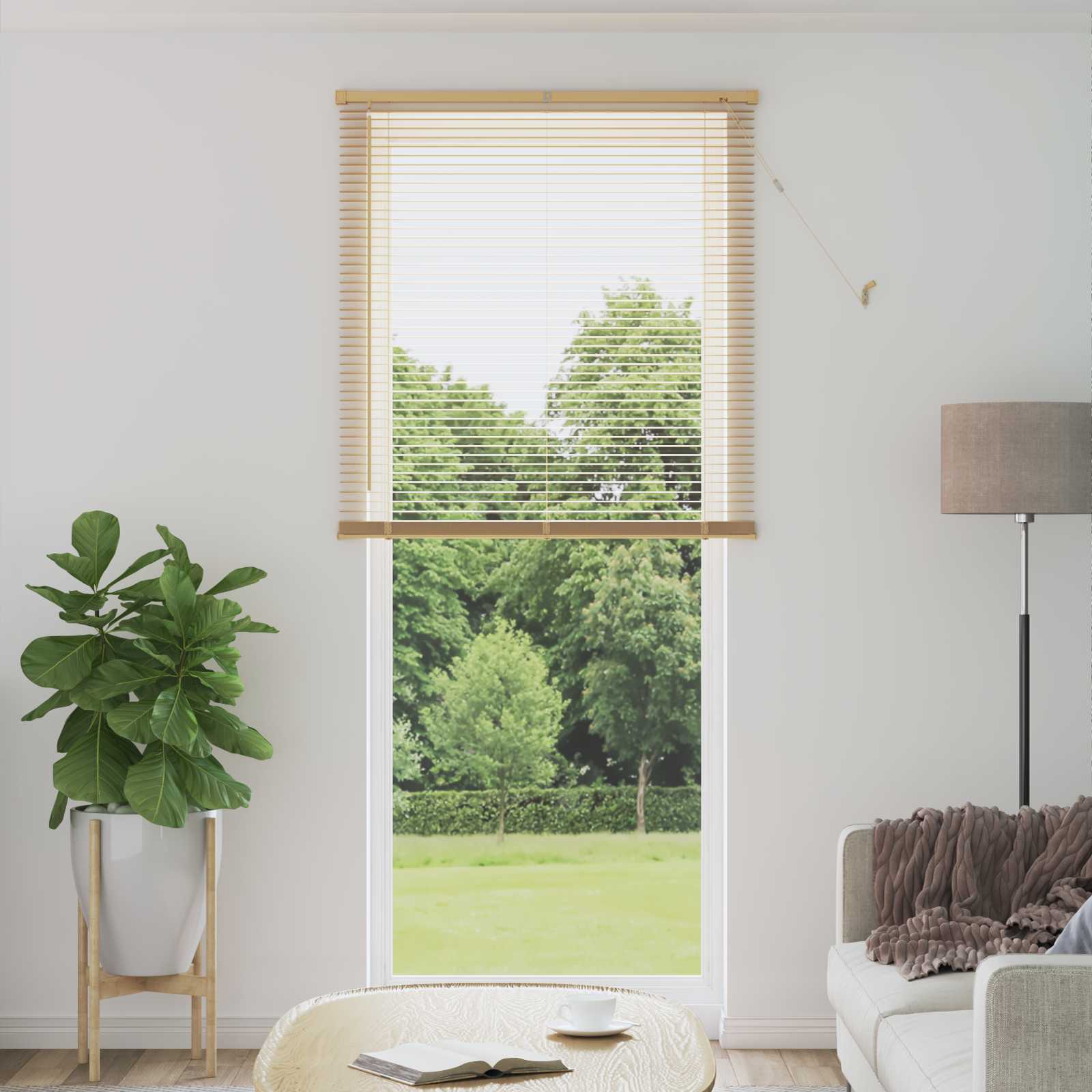 Venecijanska roleta Svijetlo smeđa s uzorkom 213 x 80 cm PVC