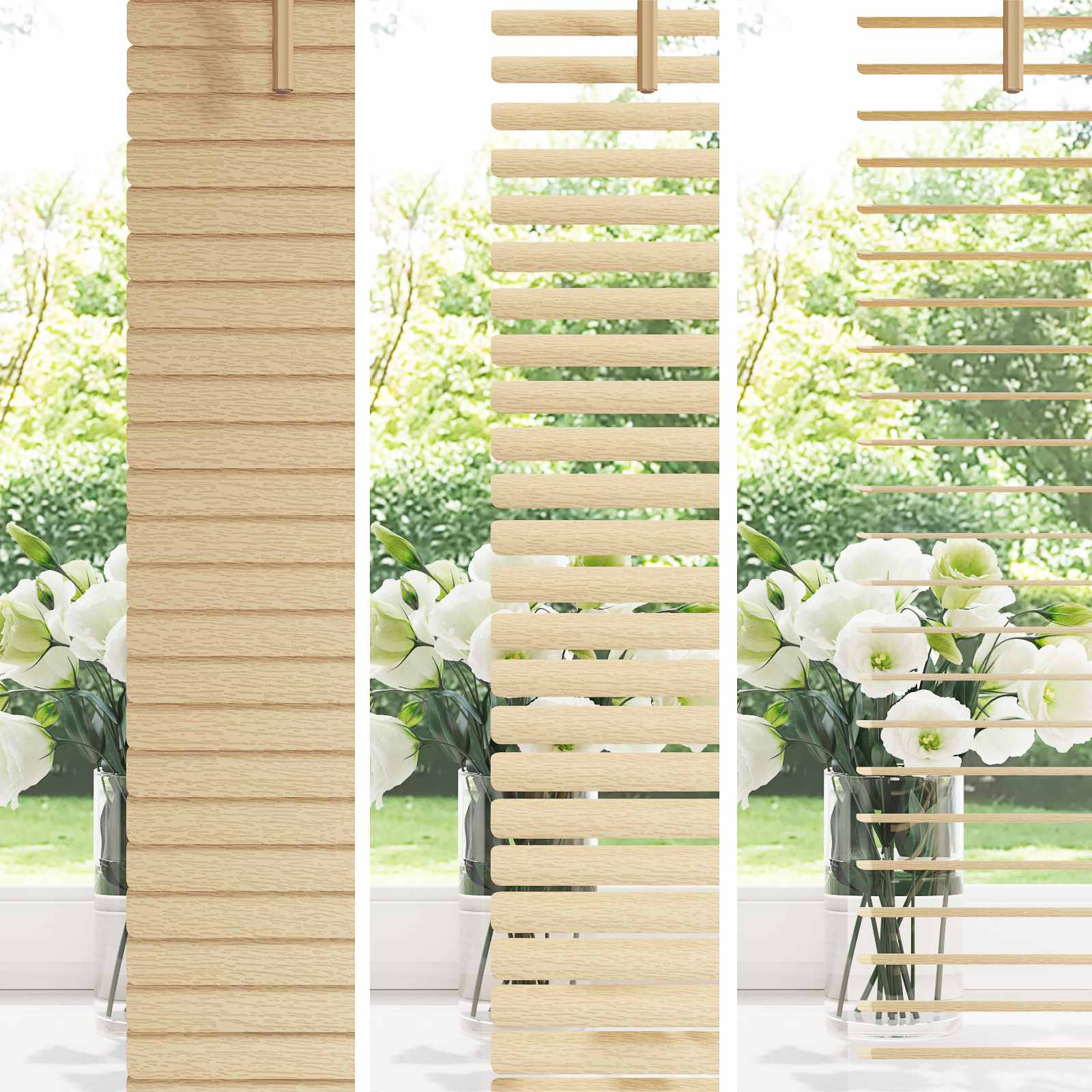 Venecijanska roleta Svijetlo smeđa s uzorkom 213 x 100 cm PVC