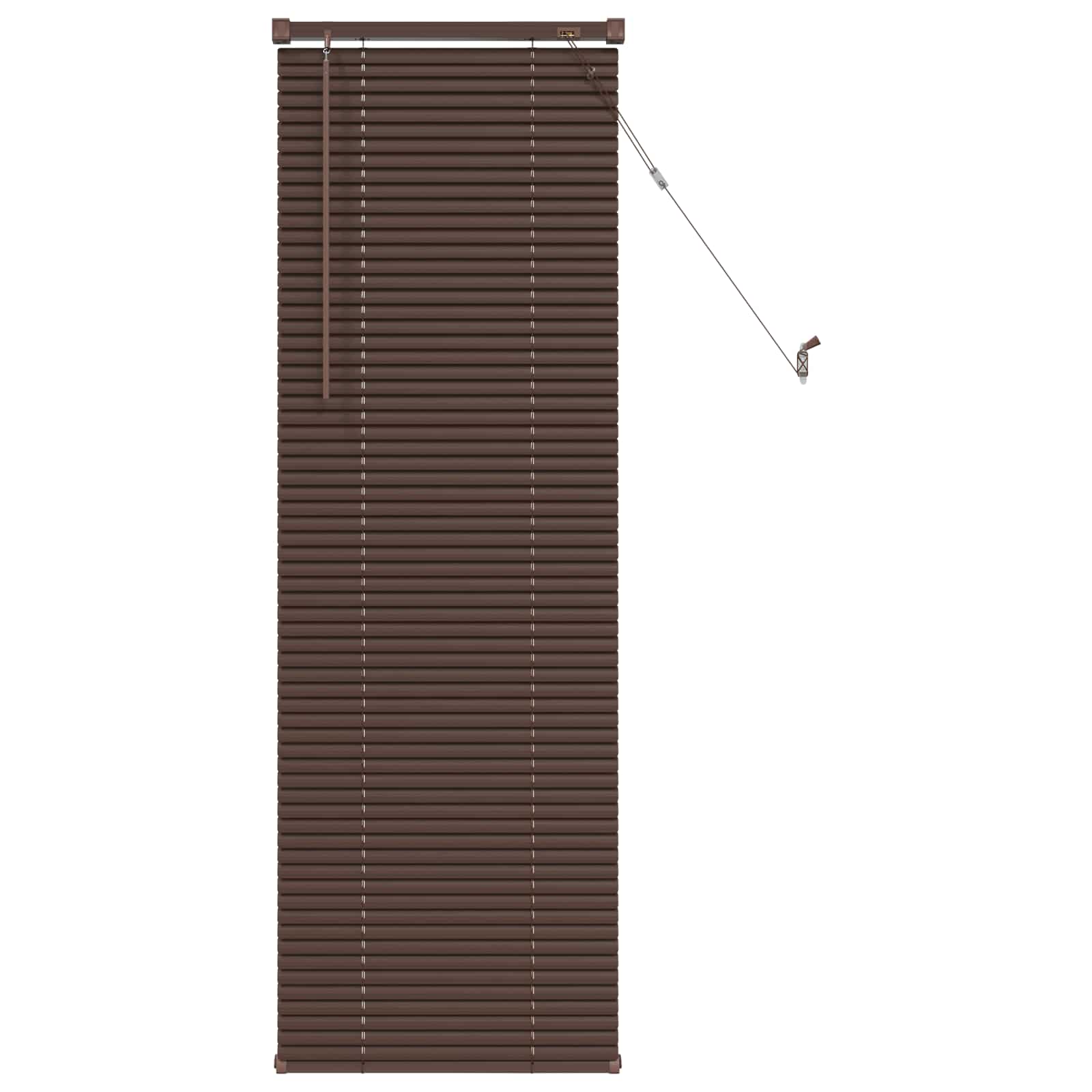 Venecijanska roleta Tamno smeđa s uzorkom 150 x 40 cm PVC