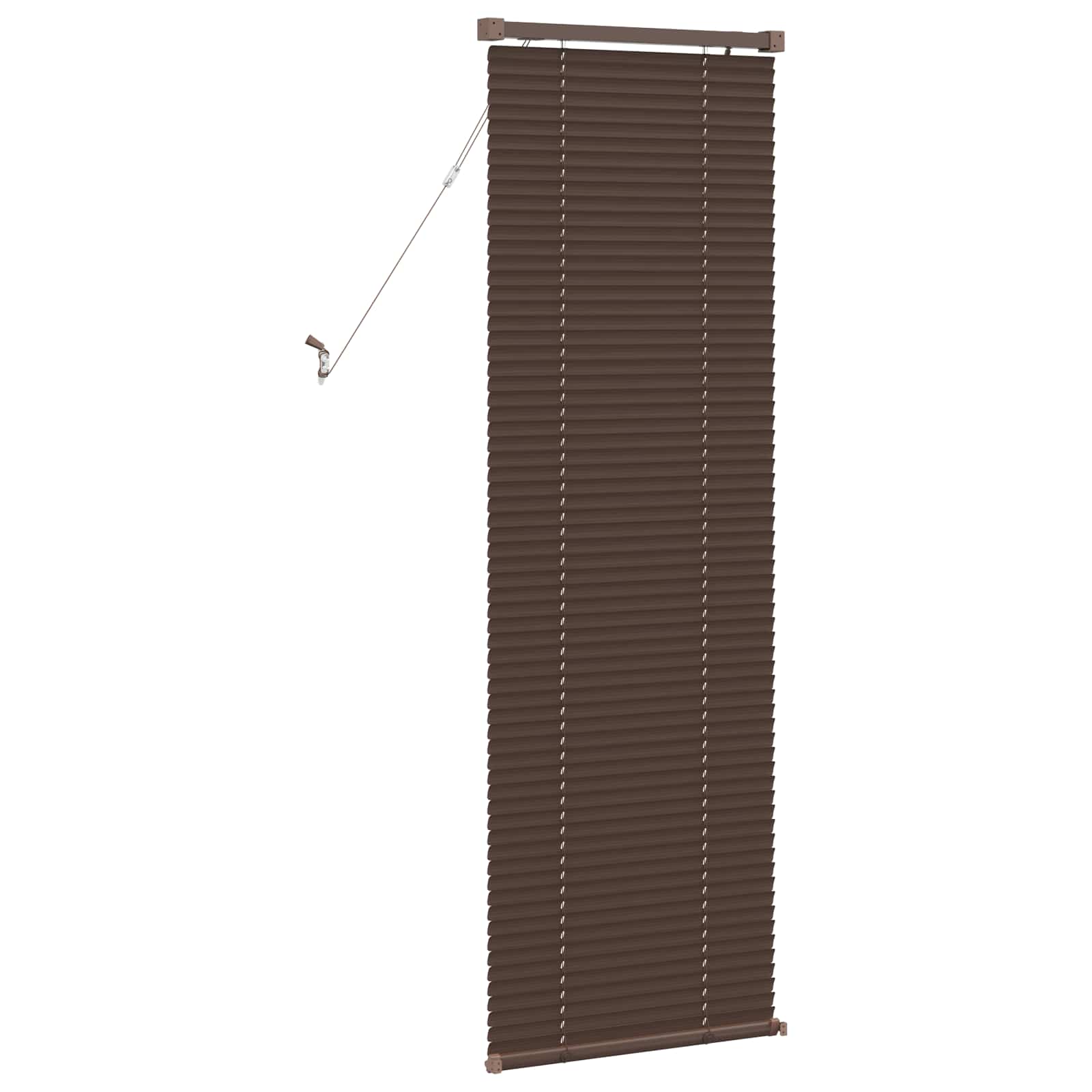Venecijanska roleta Tamno smeđa s uzorkom 150 x 60 cm PVC