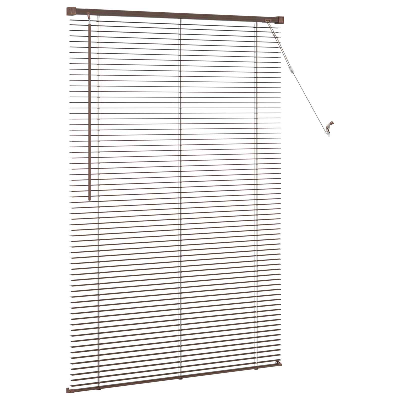 Venecijanska roleta Tamno smeđa s uzorkom 150 x 80 cm PVC