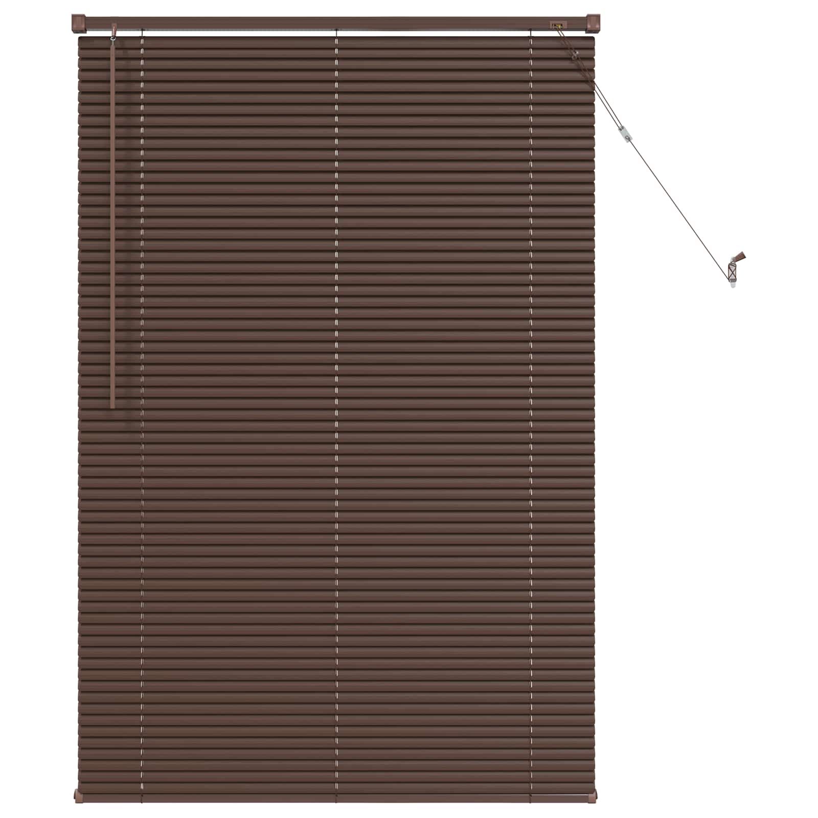Venecijanska roleta Tamno smeđa s uzorkom 150 x 80 cm PVC