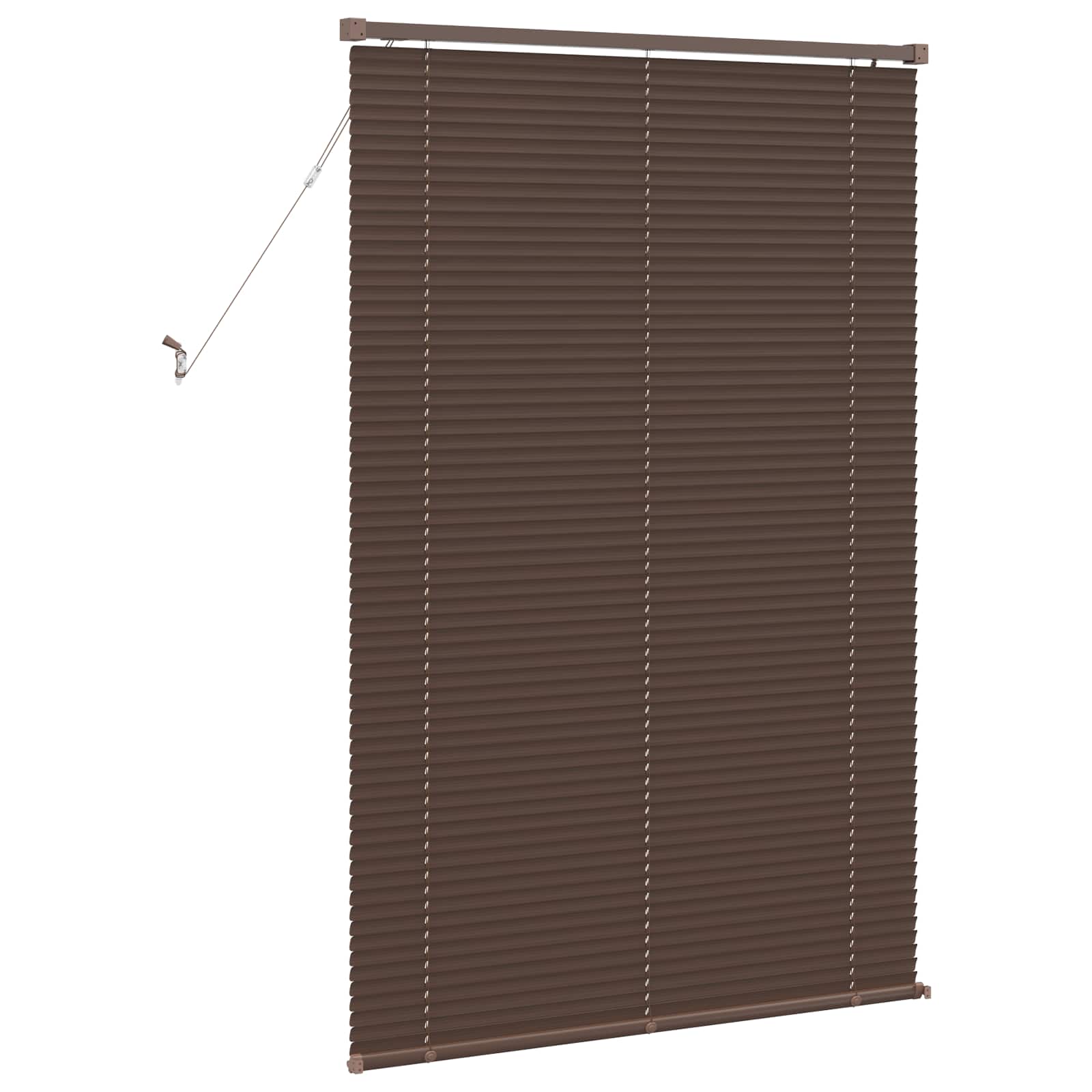 Venecijanska roleta Tamno smeđa s uzorkom 150 x 90 cm PVC