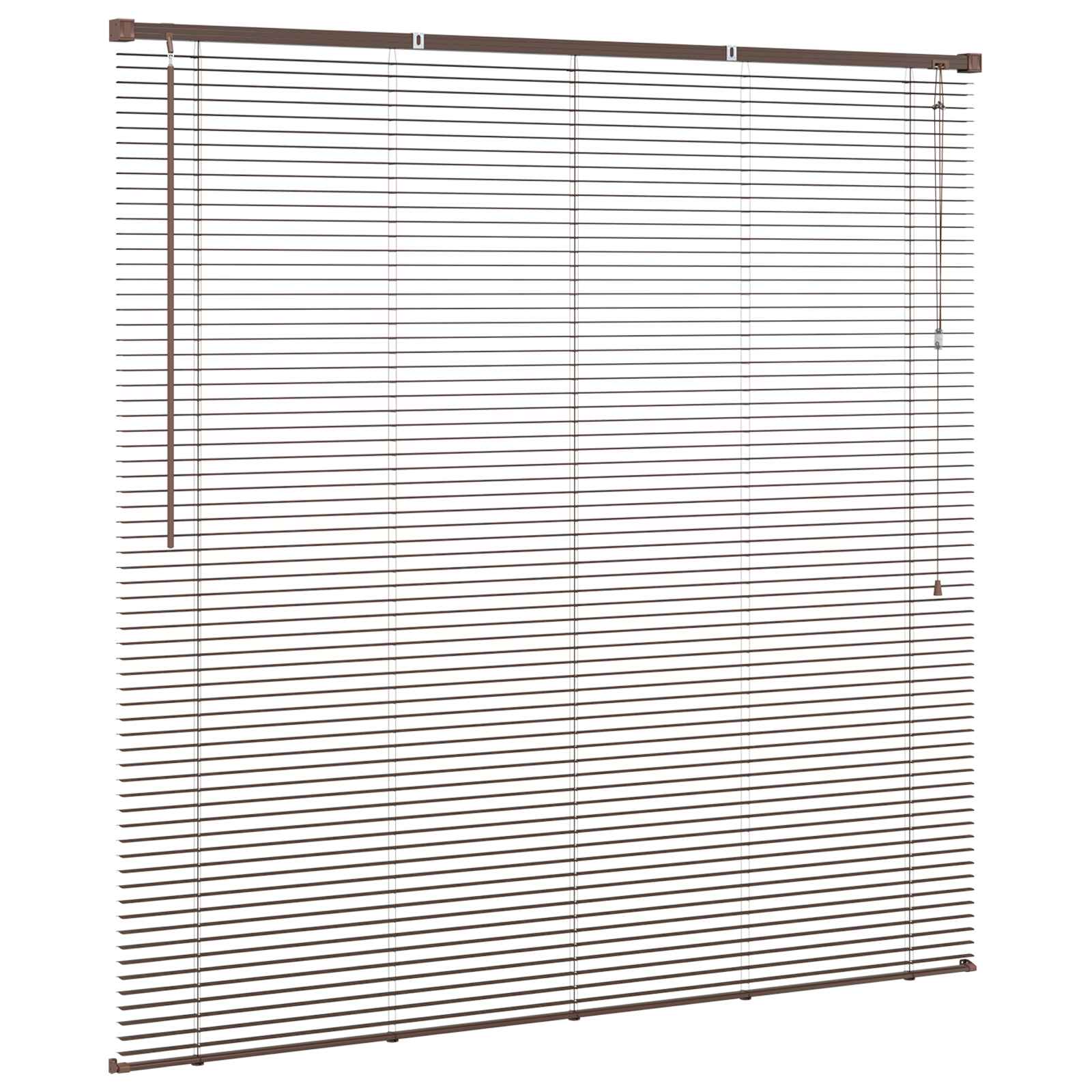Venecijanska roleta Tamno smeđa 160 x 150 cm PVC