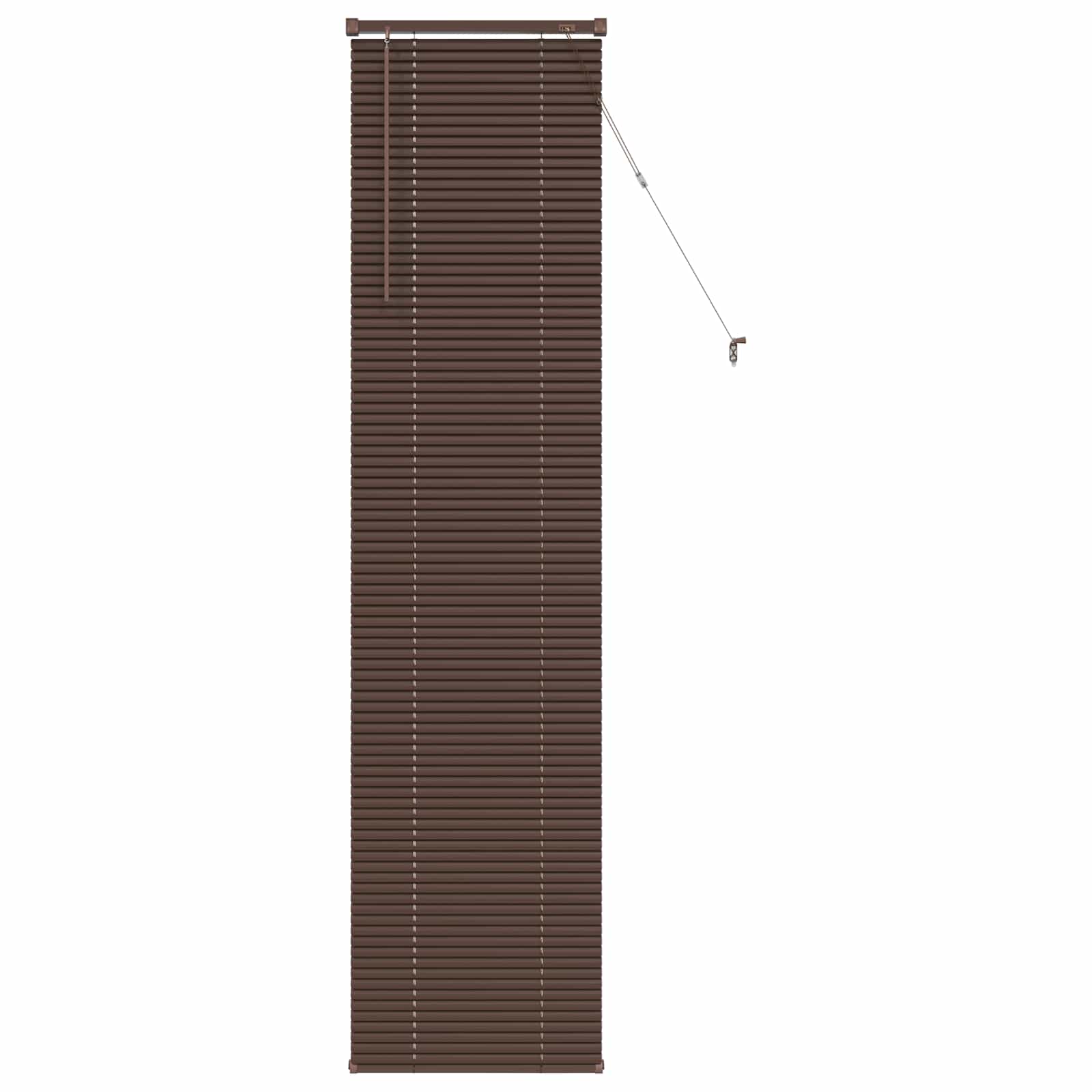 Venecijanska roleta Tamno smeđa s uzorkom 213 x 50 cm PVC