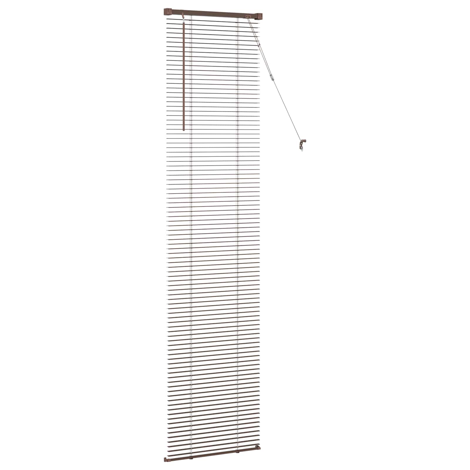 Venecijanska roleta Tamno smeđa s uzorkom 213 x 60 cm PVC