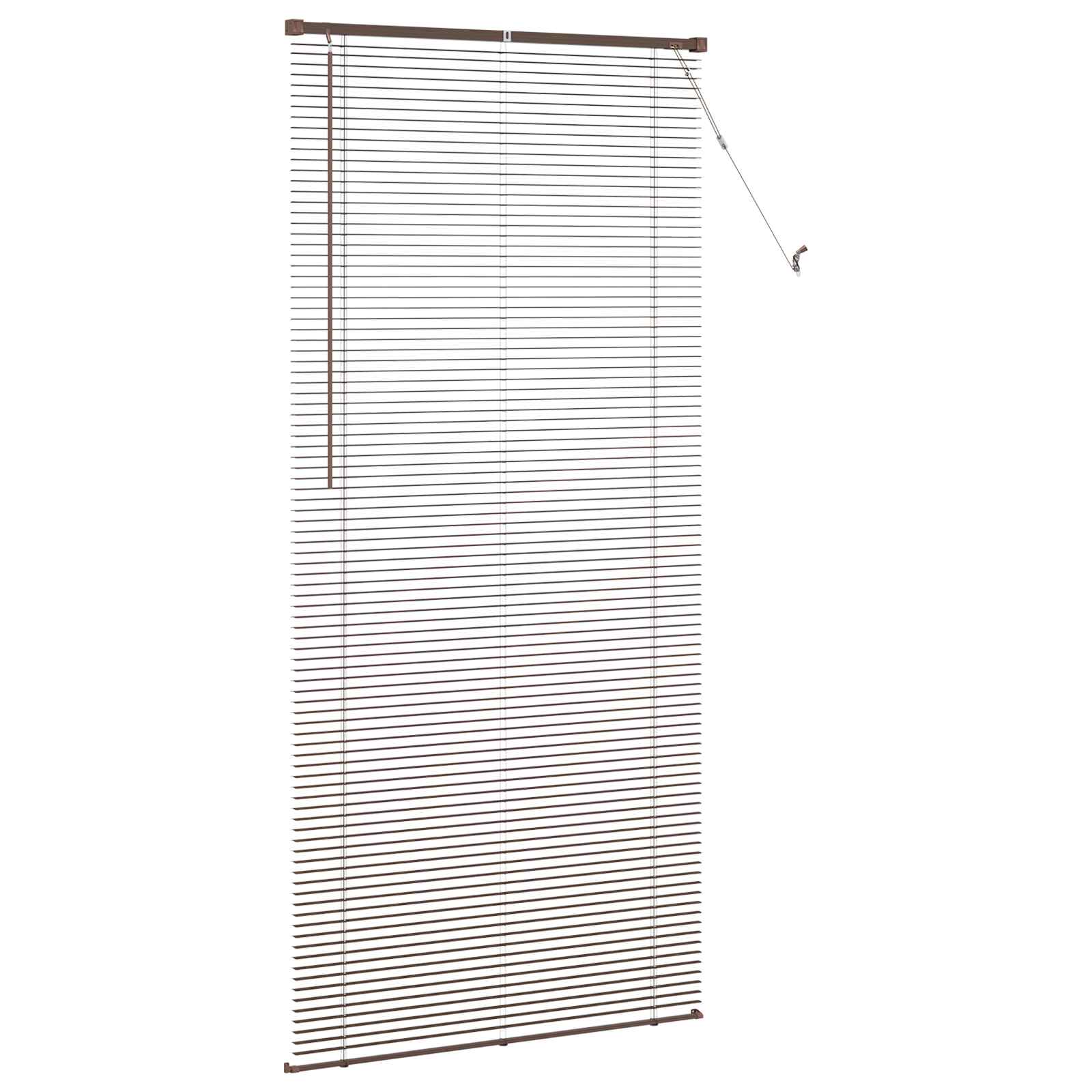 Venecijanska roleta Tamno smeđa s uzorkom 213 x 70 cm PVC