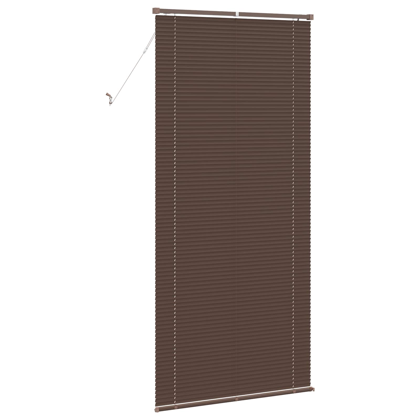 Venecijanska roleta Tamno smeđa s uzorkom 213 x 70 cm PVC
