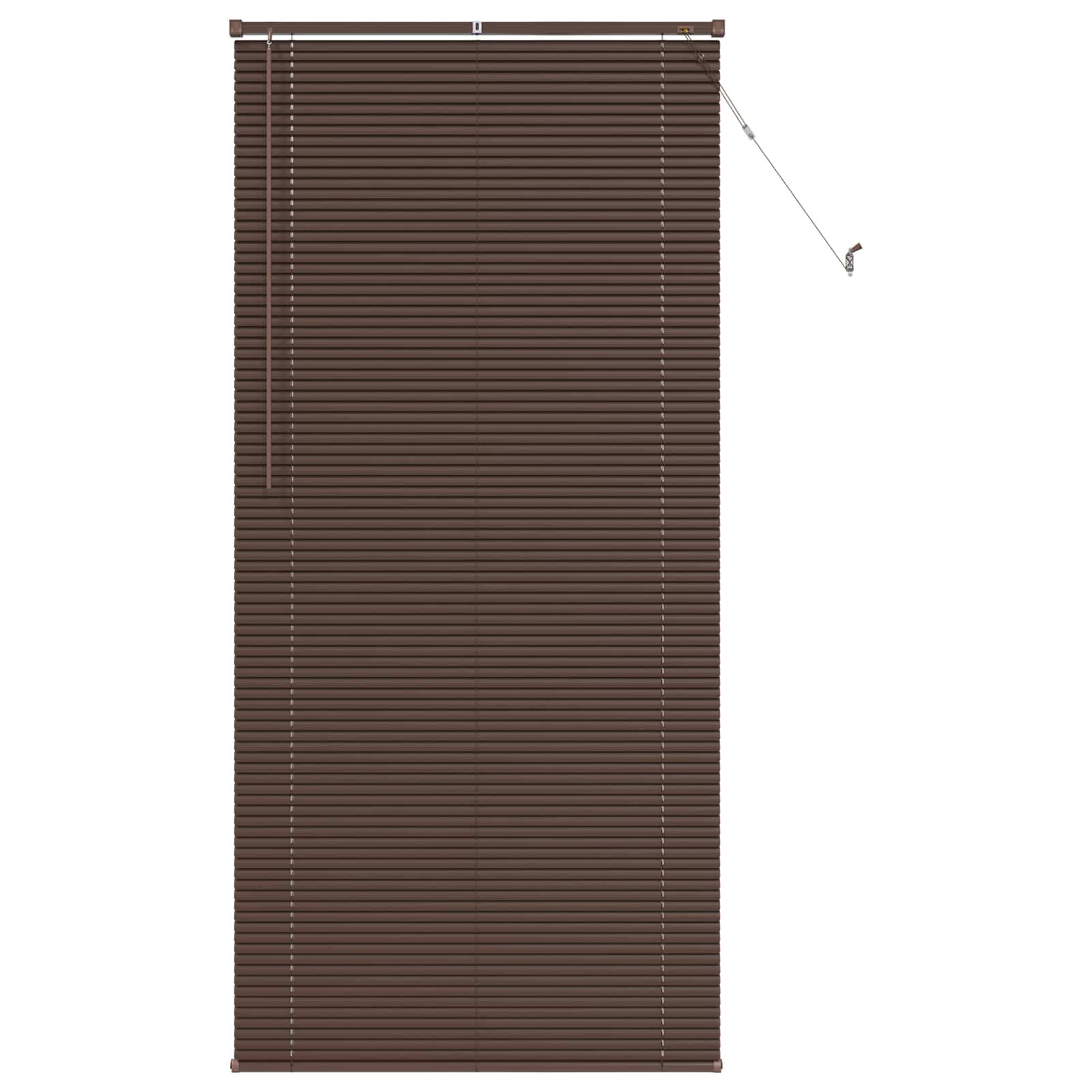 Venecijanska roleta Tamno smeđa s uzorkom 213 x 80 cm PVC