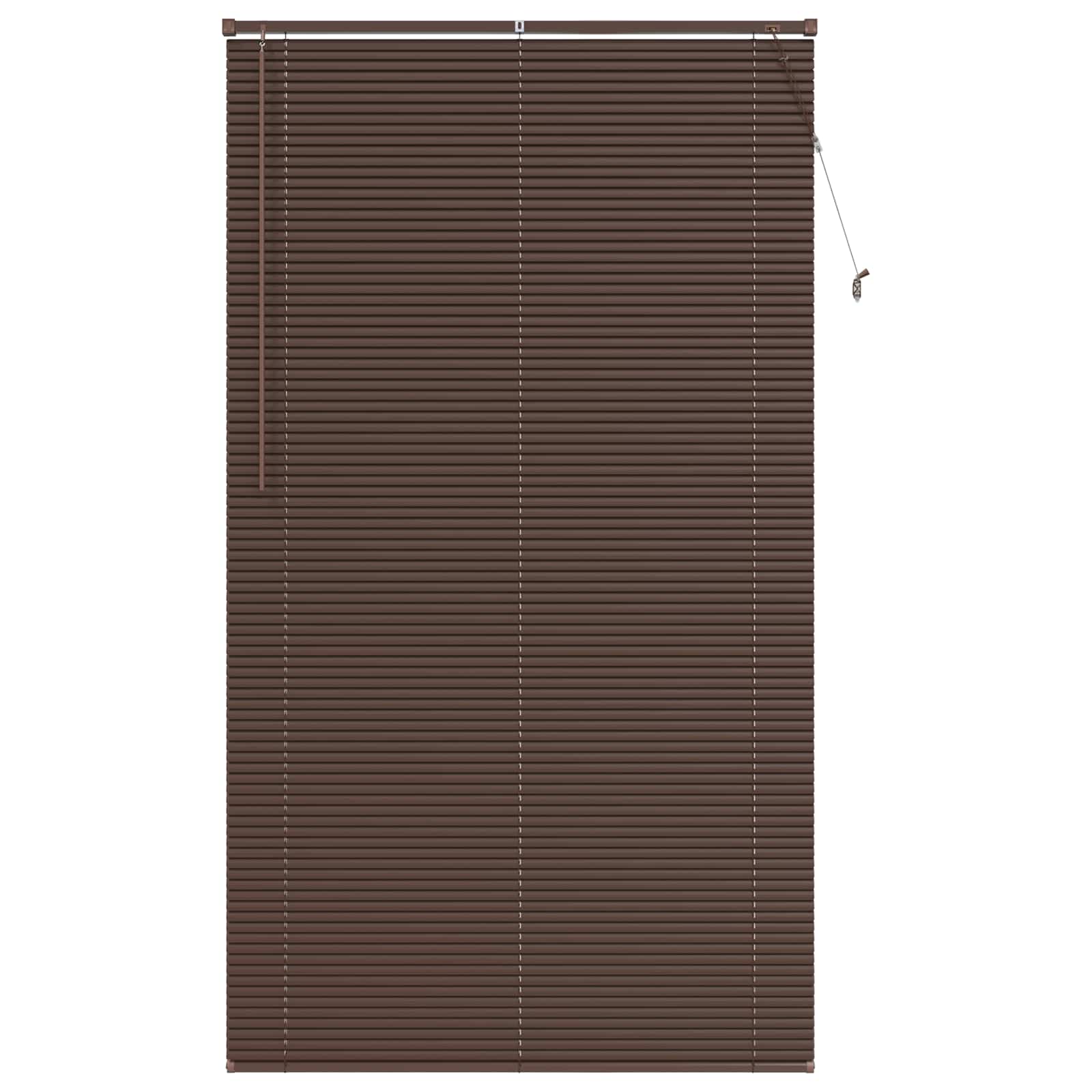 Venecijanska roleta Tamno smeđa s uzorkom 213 x 110 cm PVC