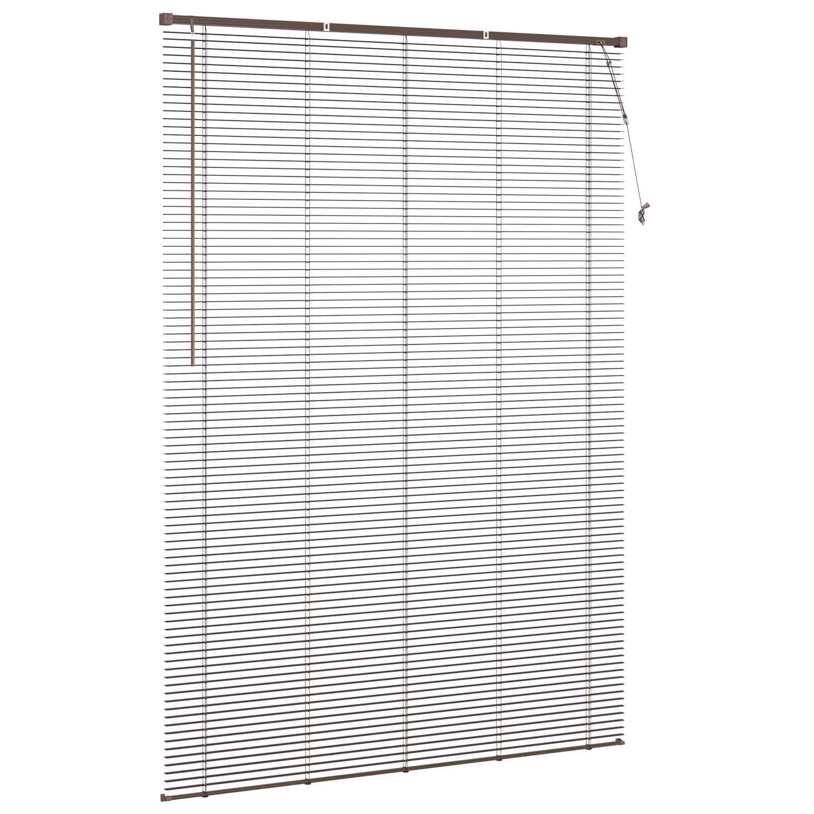Venecijanska roleta Tamno smeđa s uzorkom 213 x 150 cm PVC