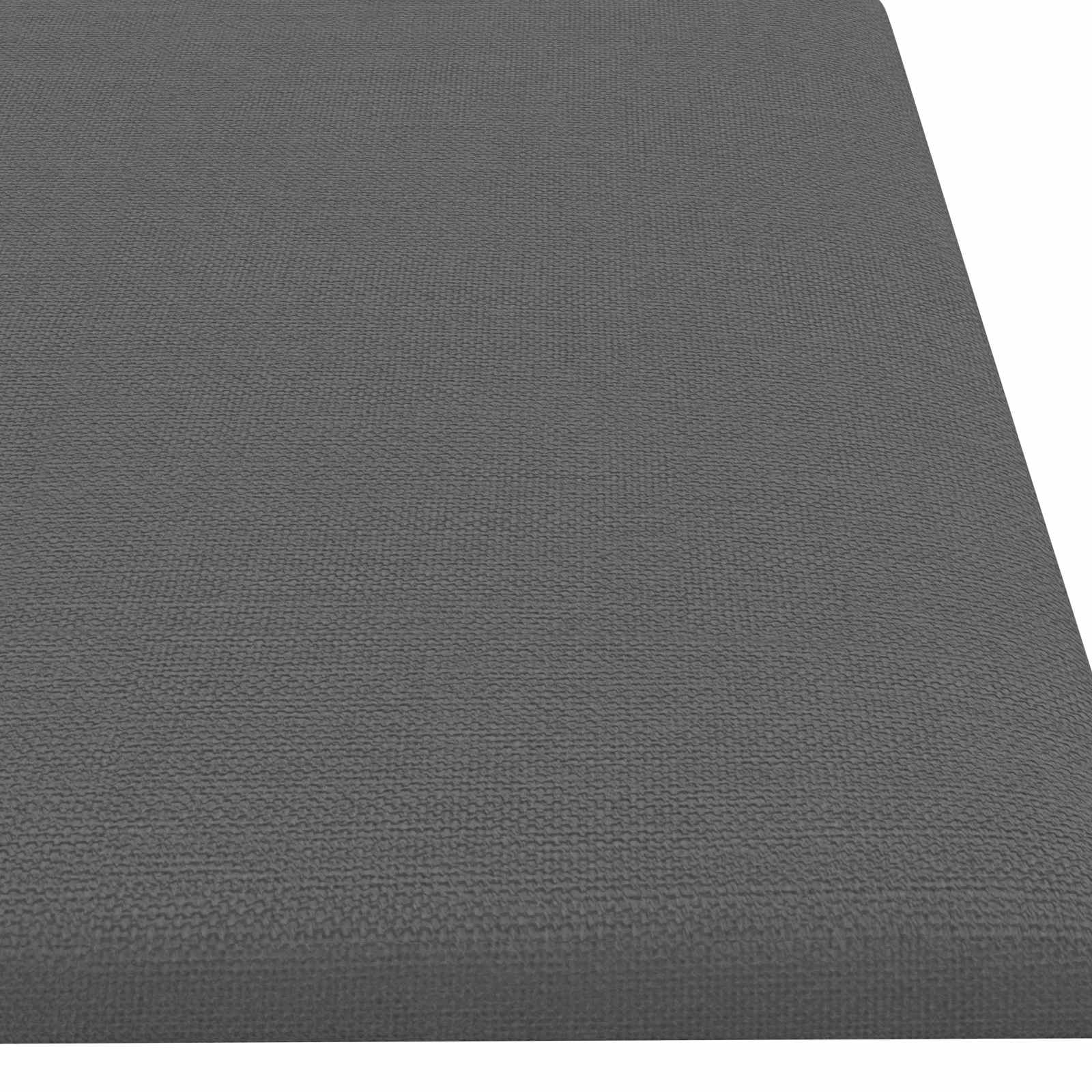 Zidna uzglavlja 12 pcs Svijetlo siva 60 x 15 cm tkanina