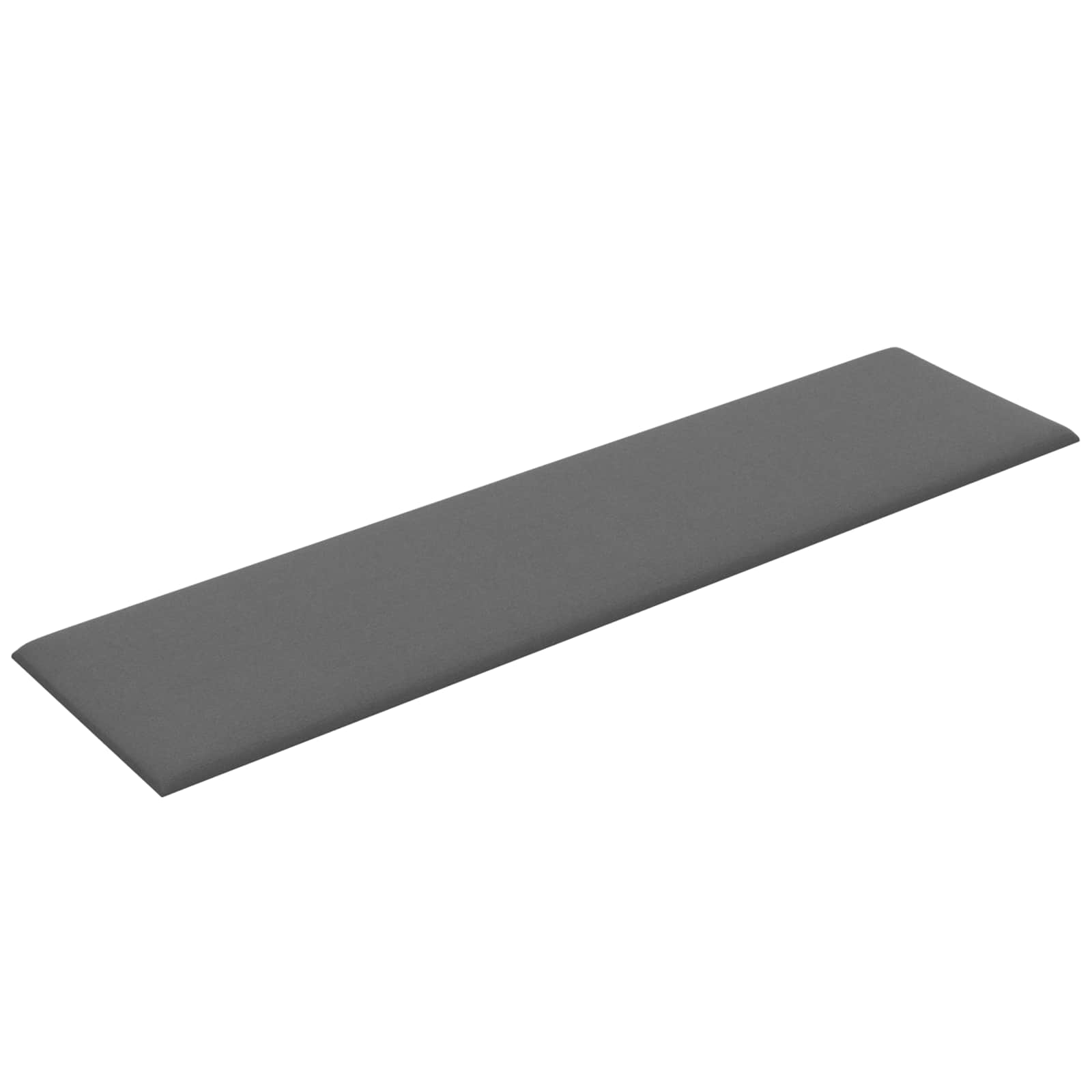 Zidna uzglavlja 12 pcs Svijetlo siva 60 x 15 cm tkanina