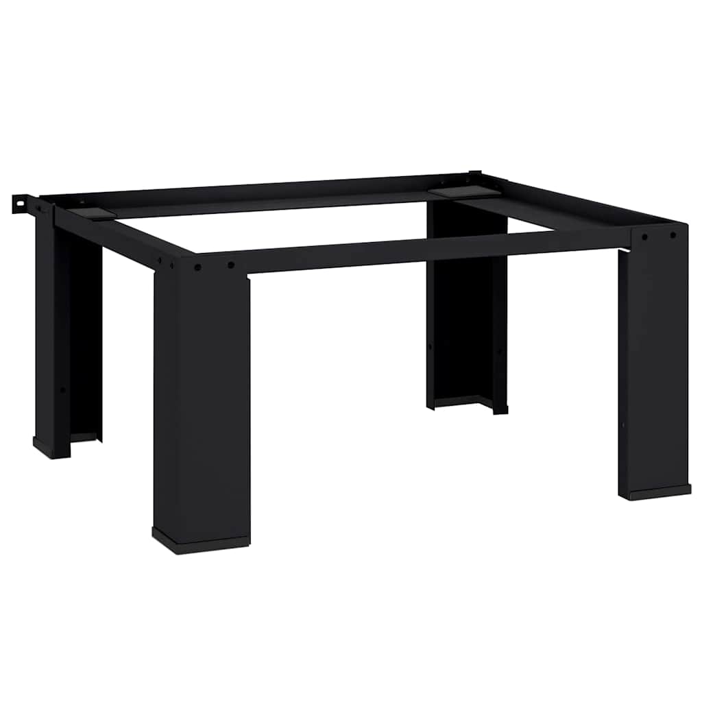 Pedestal za perilicu rublja Crna 64 x 55 x 32,5 cm Čelik