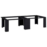 Pedestal za perilicu rublja 2 pcs Crna 127 x 54,5 x 32,5 cm