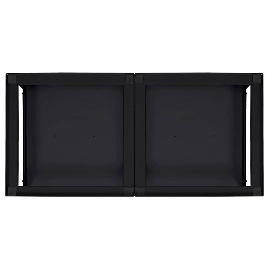 Pedestal za perilicu rublja 2 pcs Crna 124,5 x 61,5 x 32,5 cm