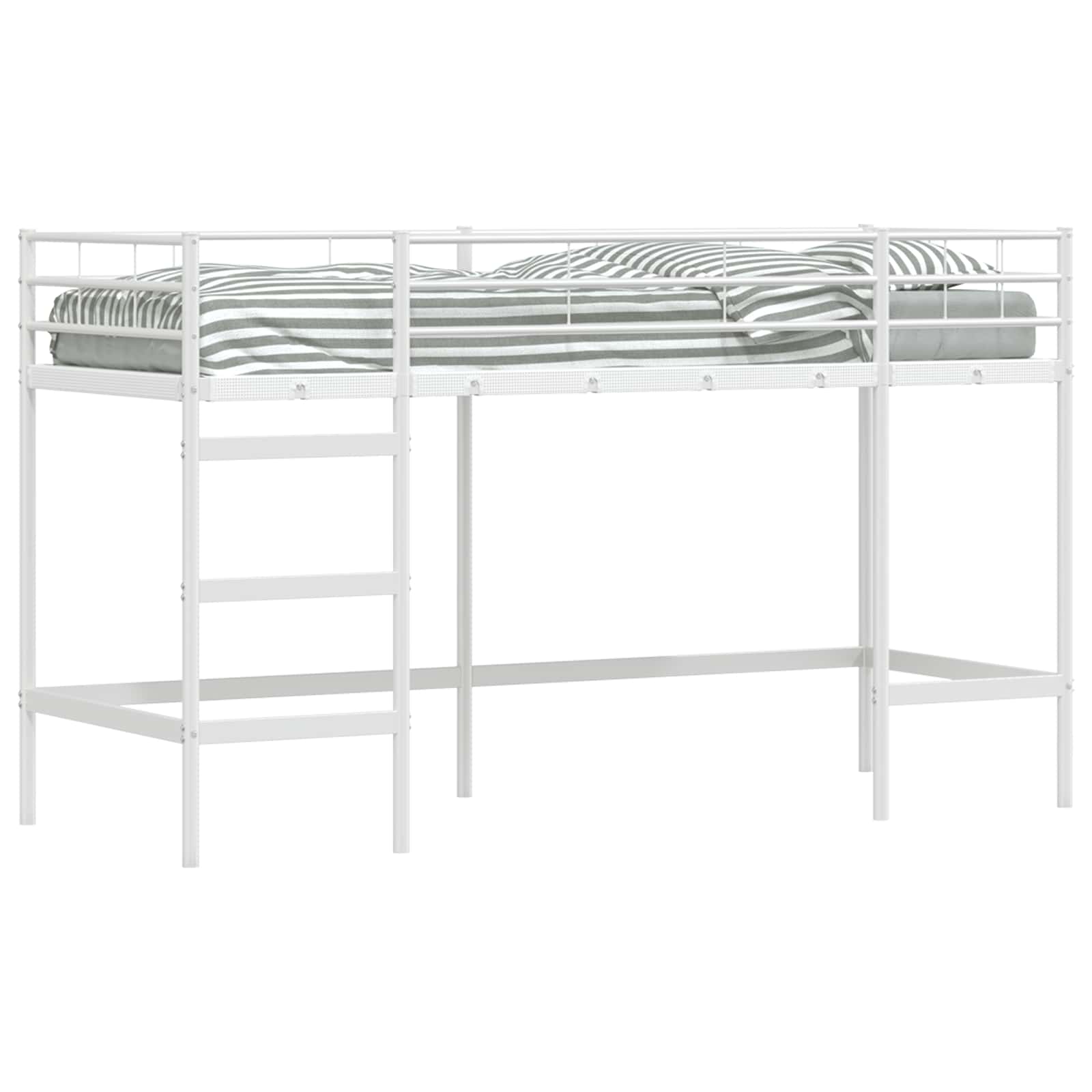 Okvir Krevet za Dječji Loft Bijelo 74,5 x 190 cm Čelik