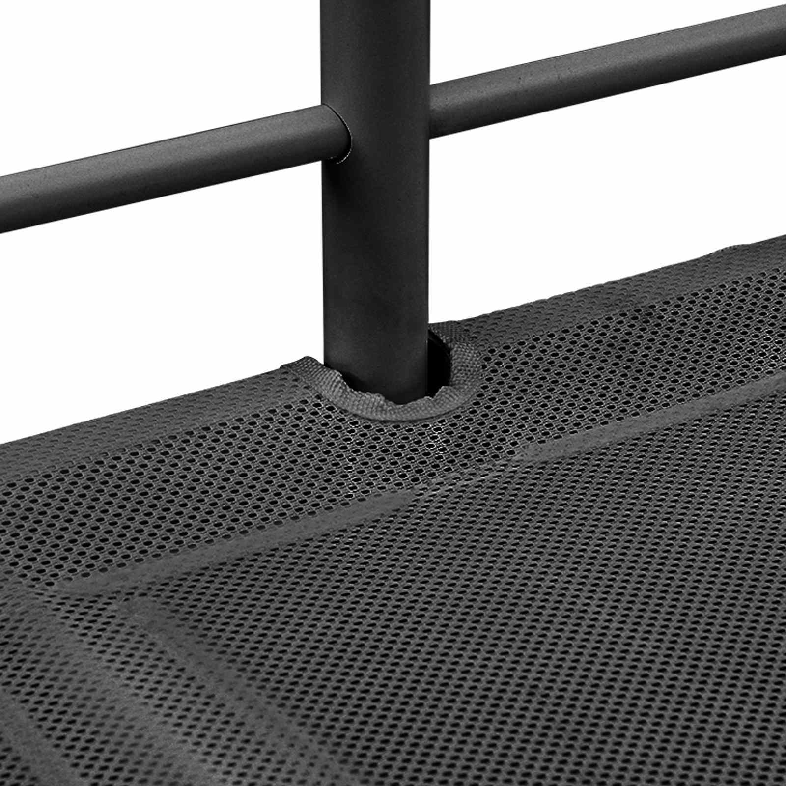 Okvir Krevet za Dječji Loft Crna i Plava 100 x 190 cm Metal