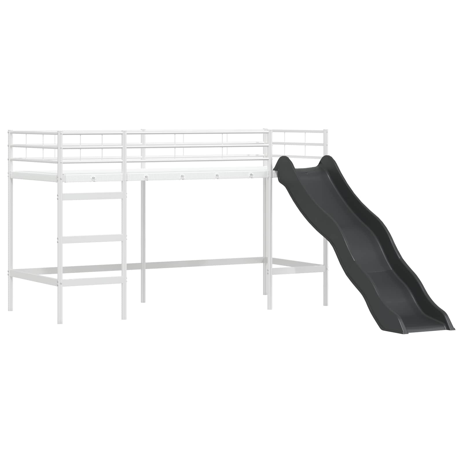 Okvir Krevet za Dječji Loft Bijela i roza 75 x 190 cm Metal
