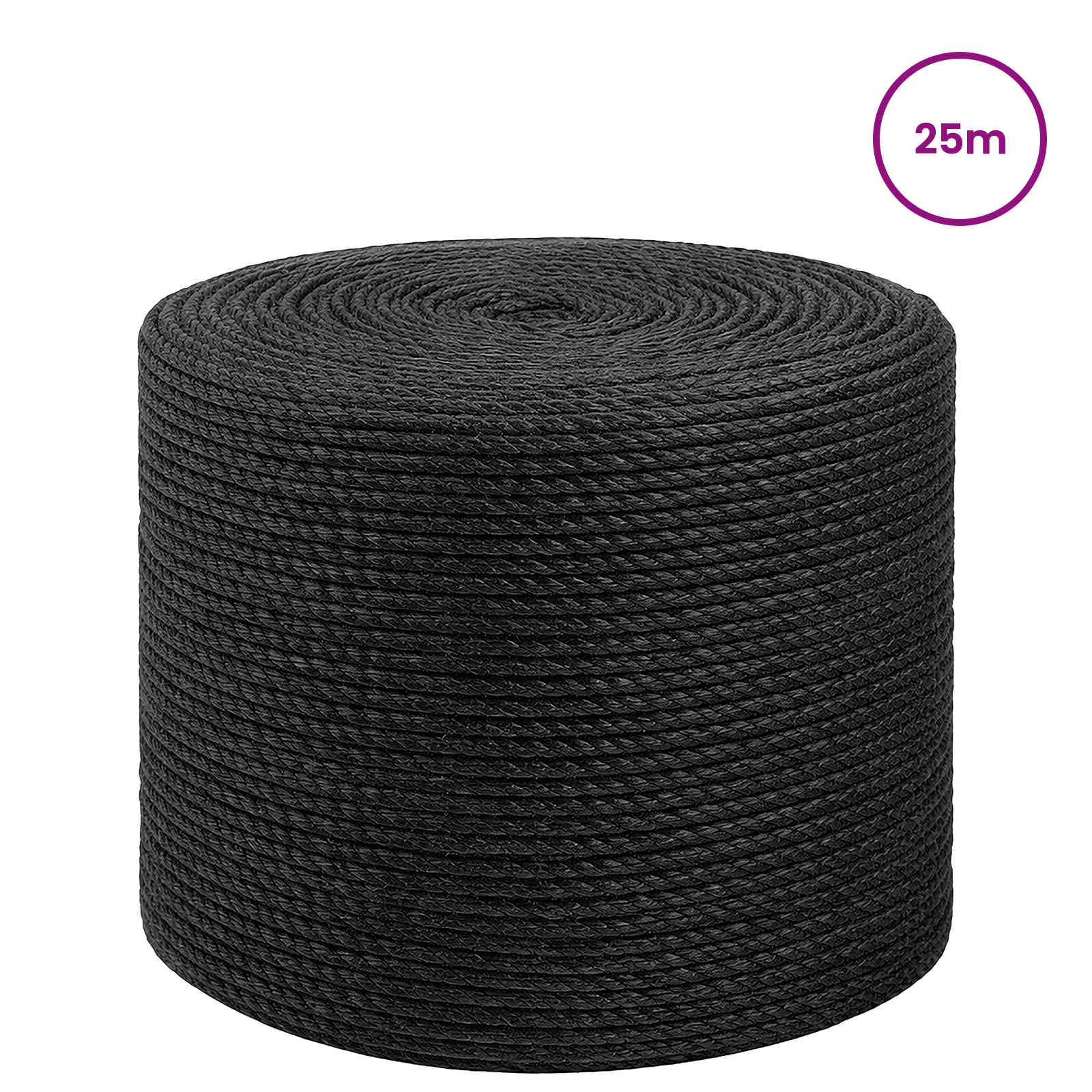 Uže od jute 8 Crna 100% Juta Tossa