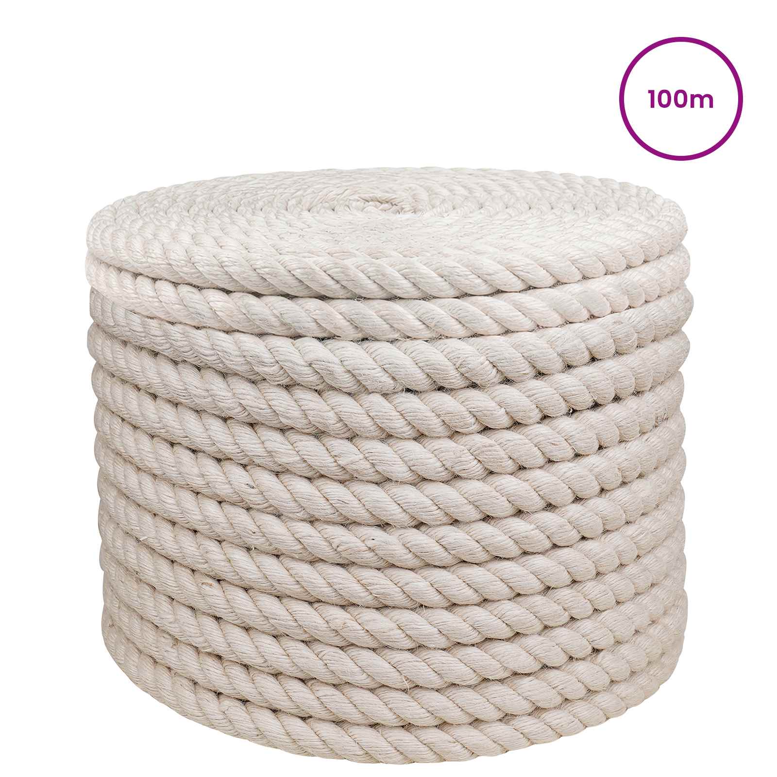 Uže od jute 20 Bijela 100% Juta Tossa