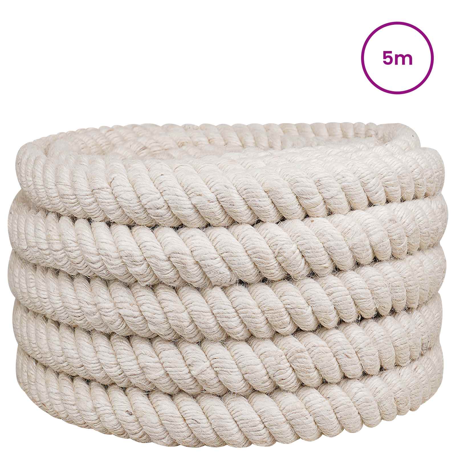 Uže od jute 36 Bijela 100% Juta Tossa